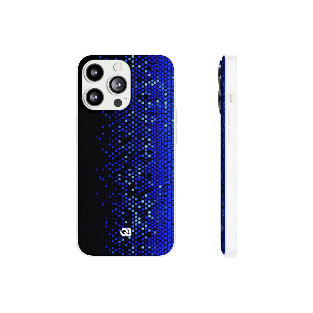 Cobalt Hex Dispersion · Lite Phone Case for iPhone · Blue