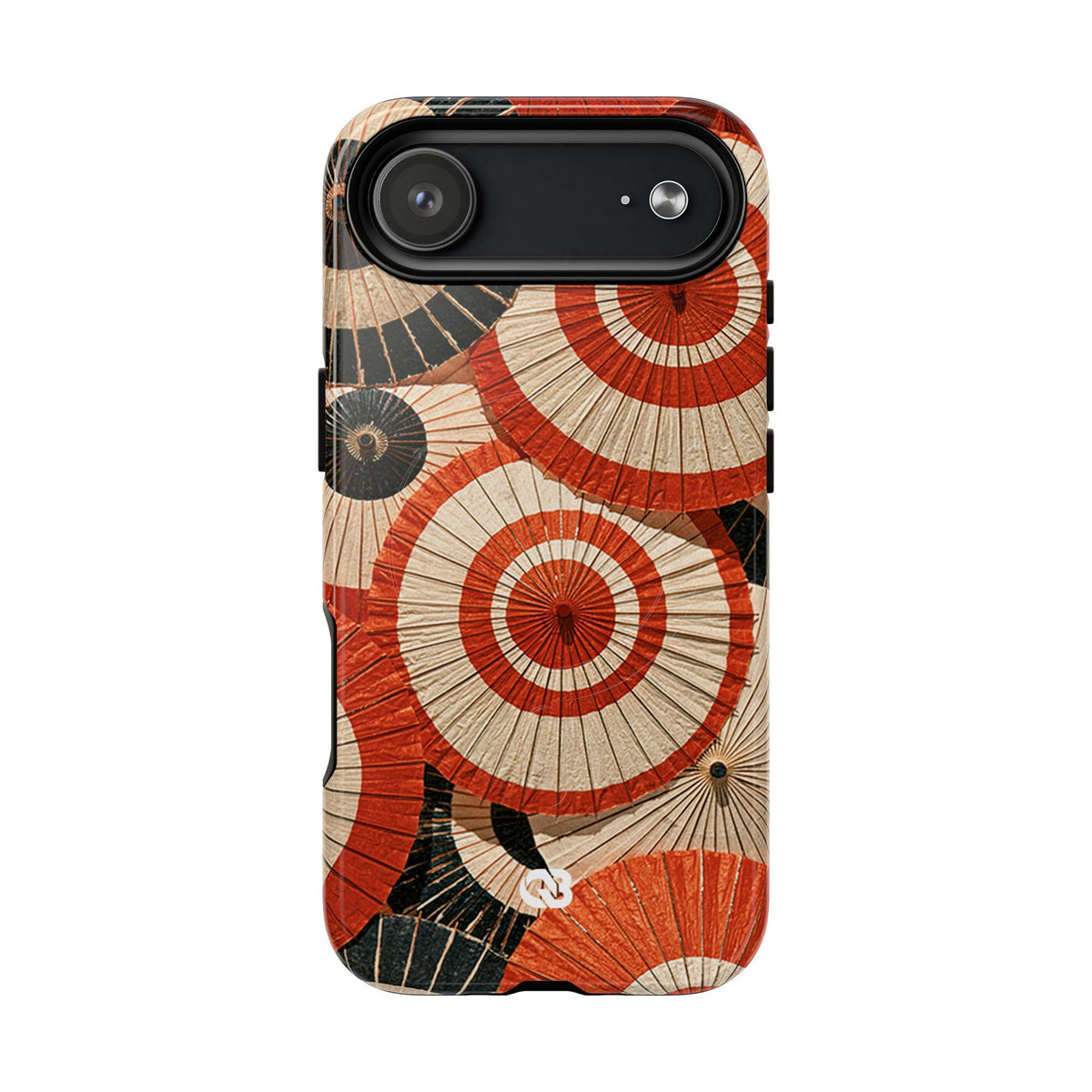 Vermilion Wagasa Motif · Tough 2.0 Magnetic Phone Case for iPhone · Red