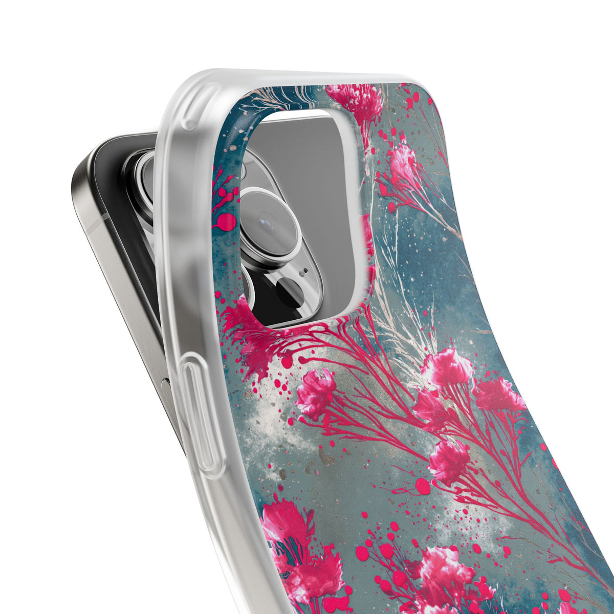 Cyber Blossom · Lite Phone Case for iPhone · Teal