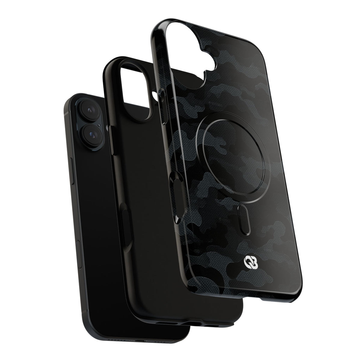 Blackout Urban Camo · Tough 2.0 Magnetic Phone Case for iPhone · Black