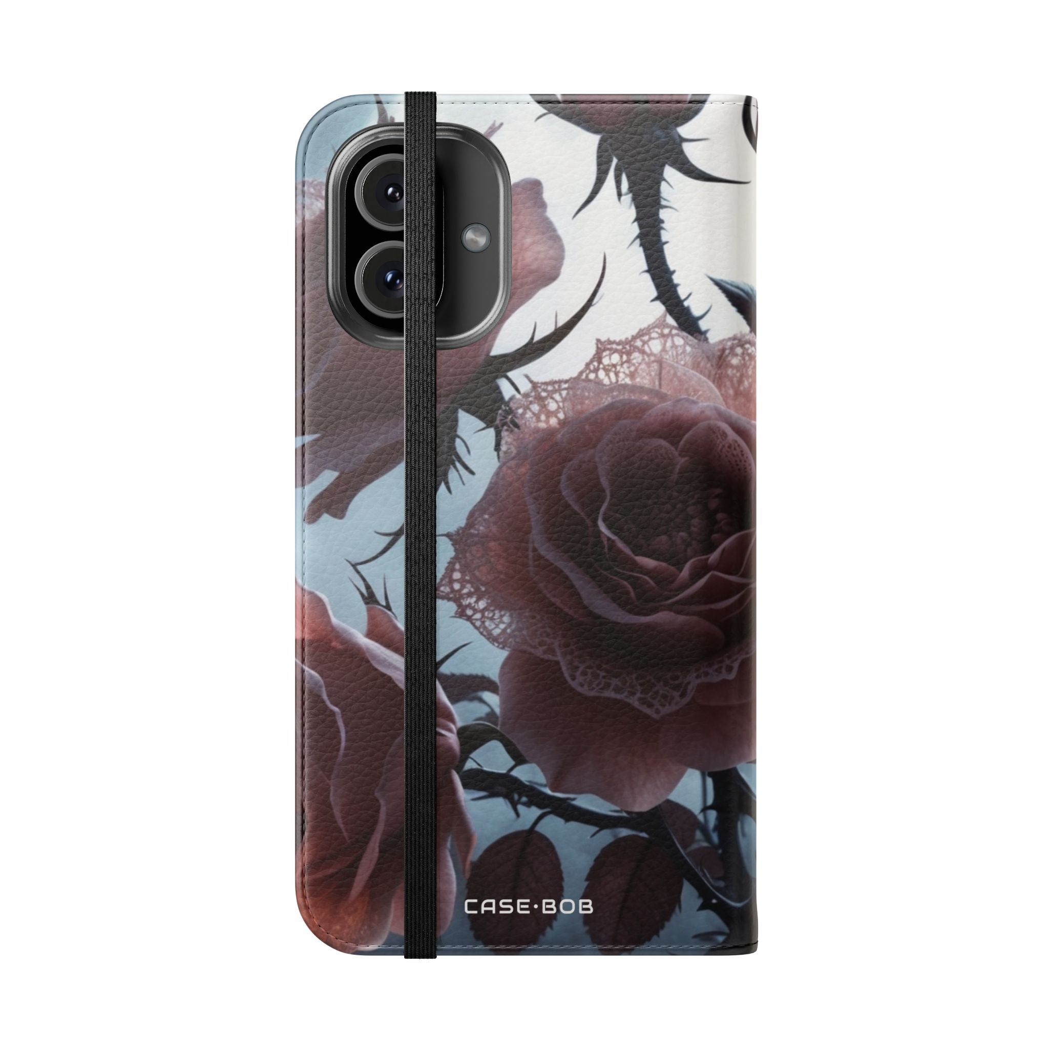 Lace Rose Moonlight - iPhone 16 Plus Case - Wallet