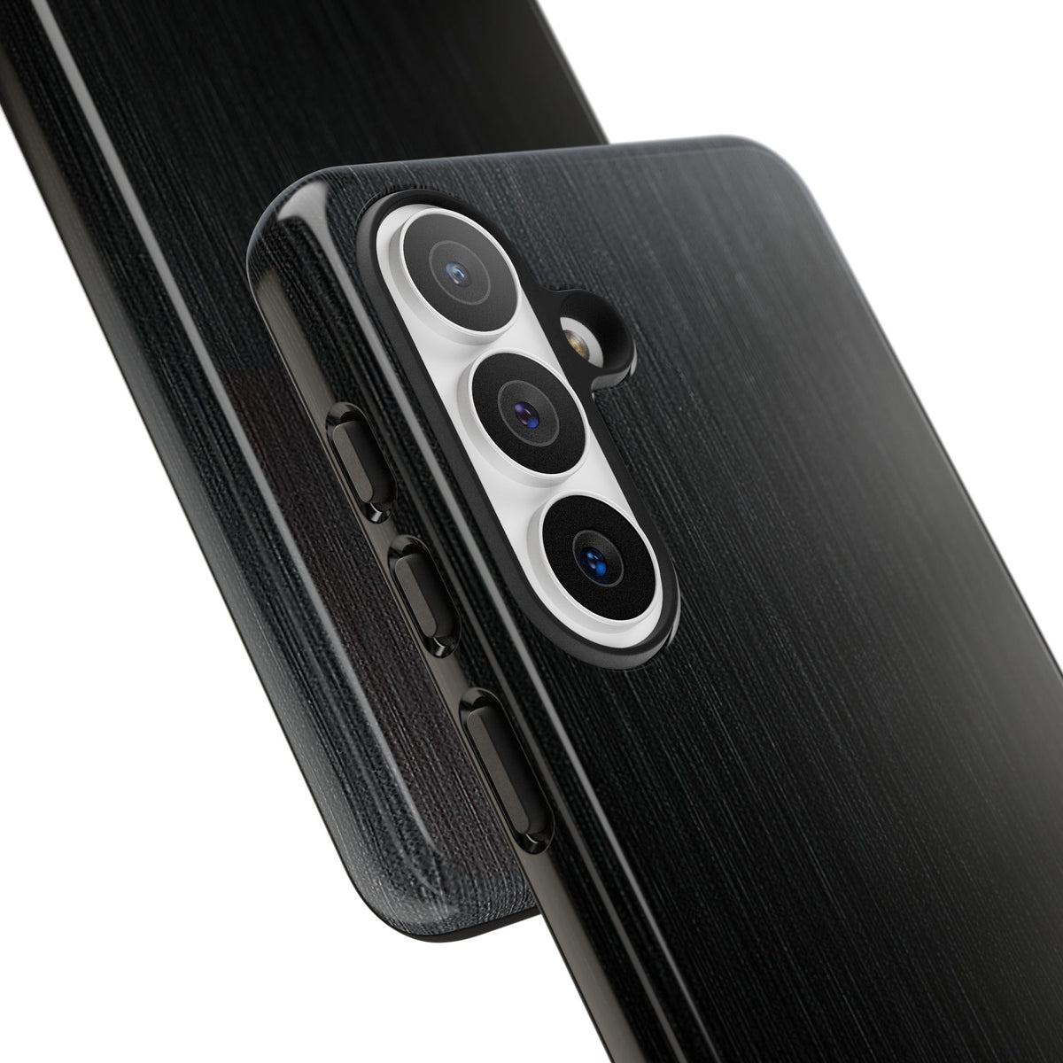 Obsidian Brushed Steel · Tough Phone Case for Samsung · Black