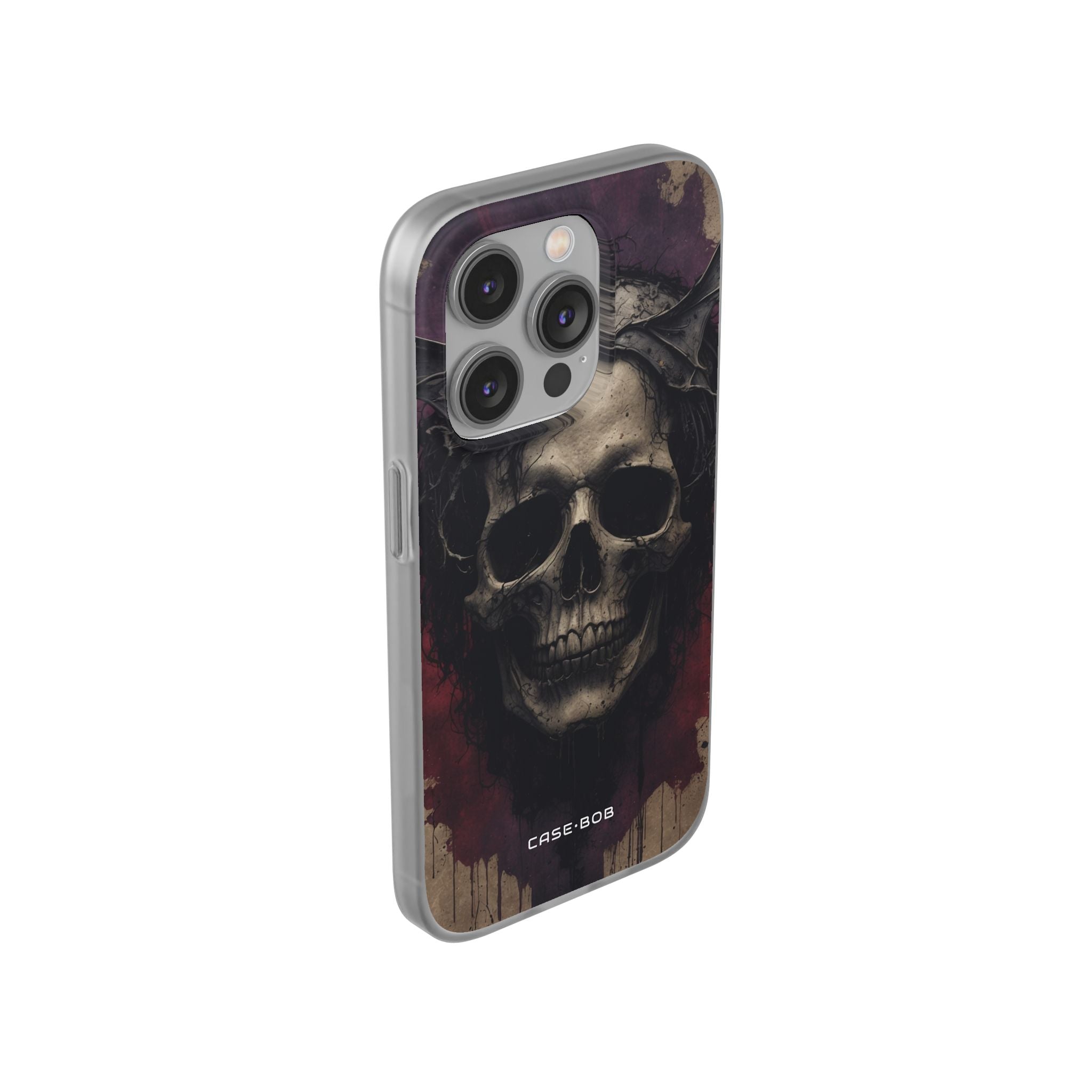 Gothic Skull Crown iPhone 14 Pro Case - Soft
