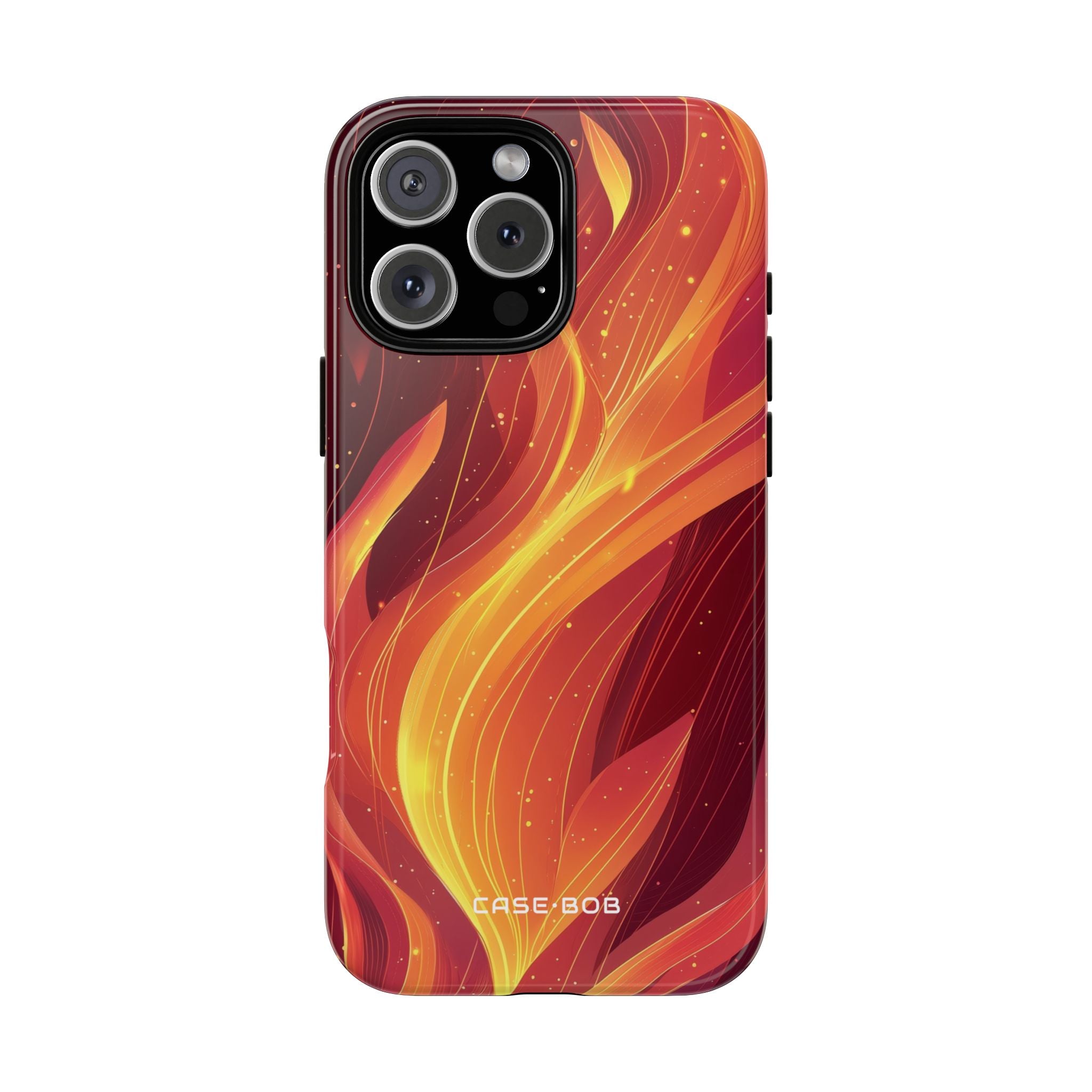 Flaming Flow iPhone 16 Pro Max - Kova suojakotelo