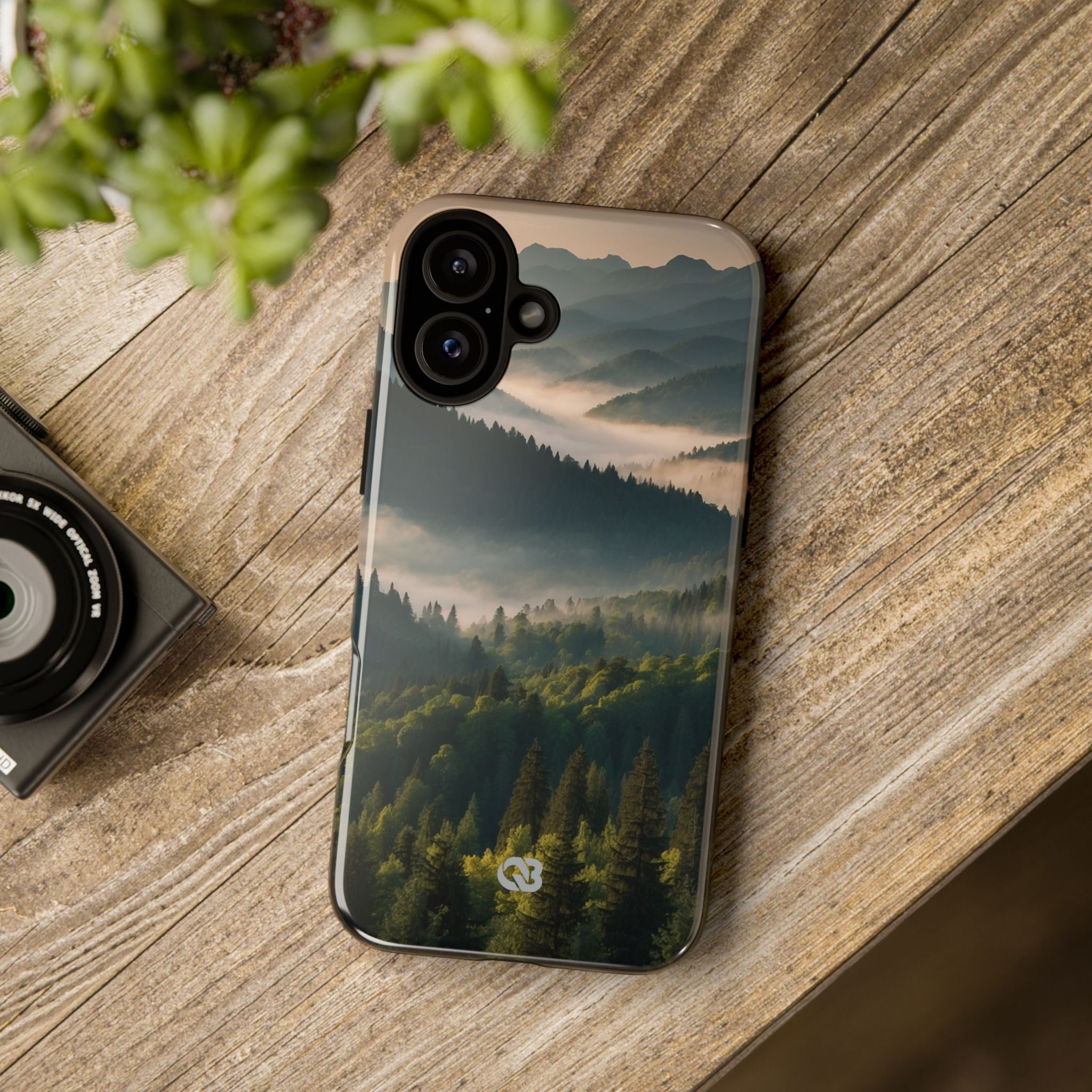 Foggy Mountain Ridge · Tough Phone Case for iPhone