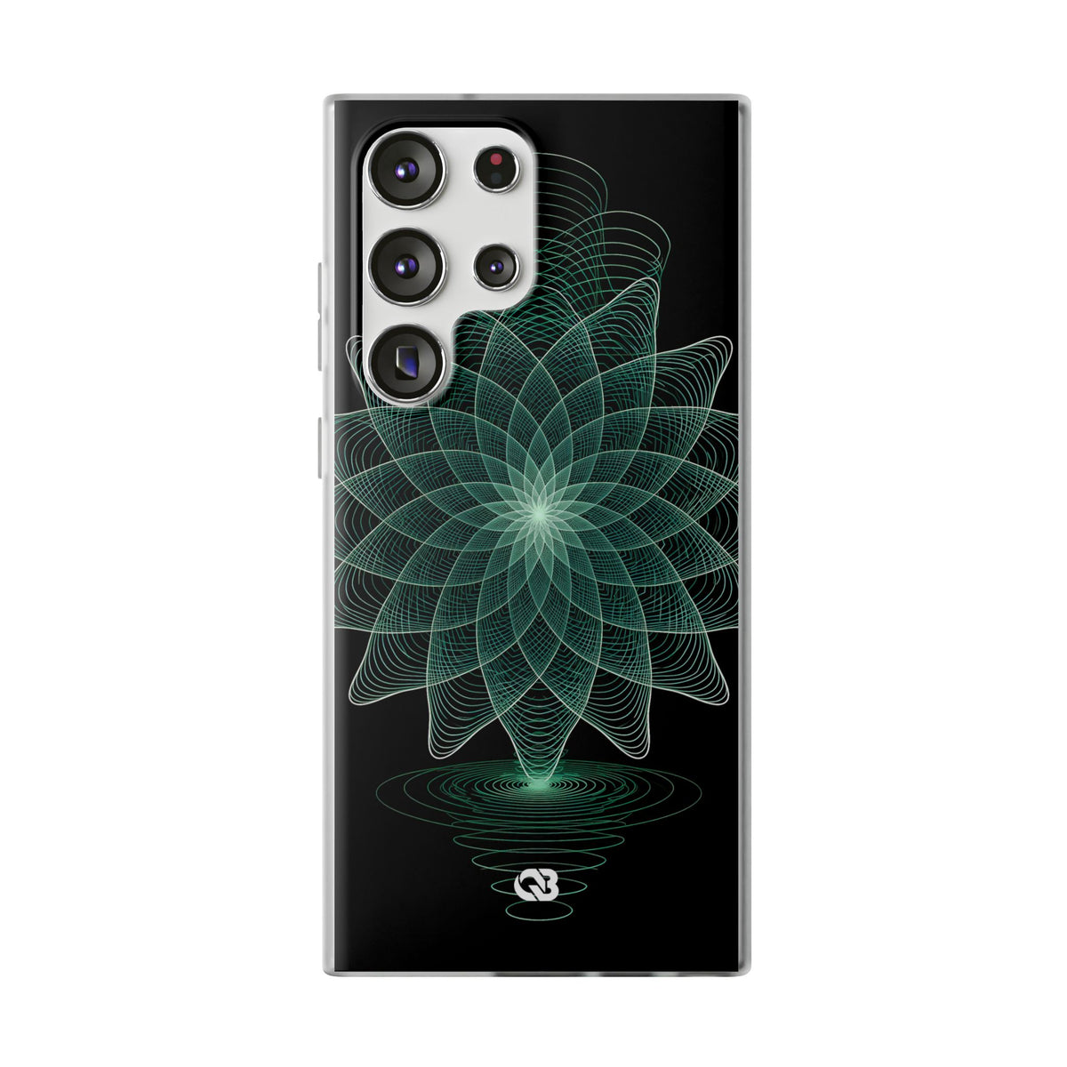 Verdant Harmonic Bloom · Lite Phone Case for Samsung · Black