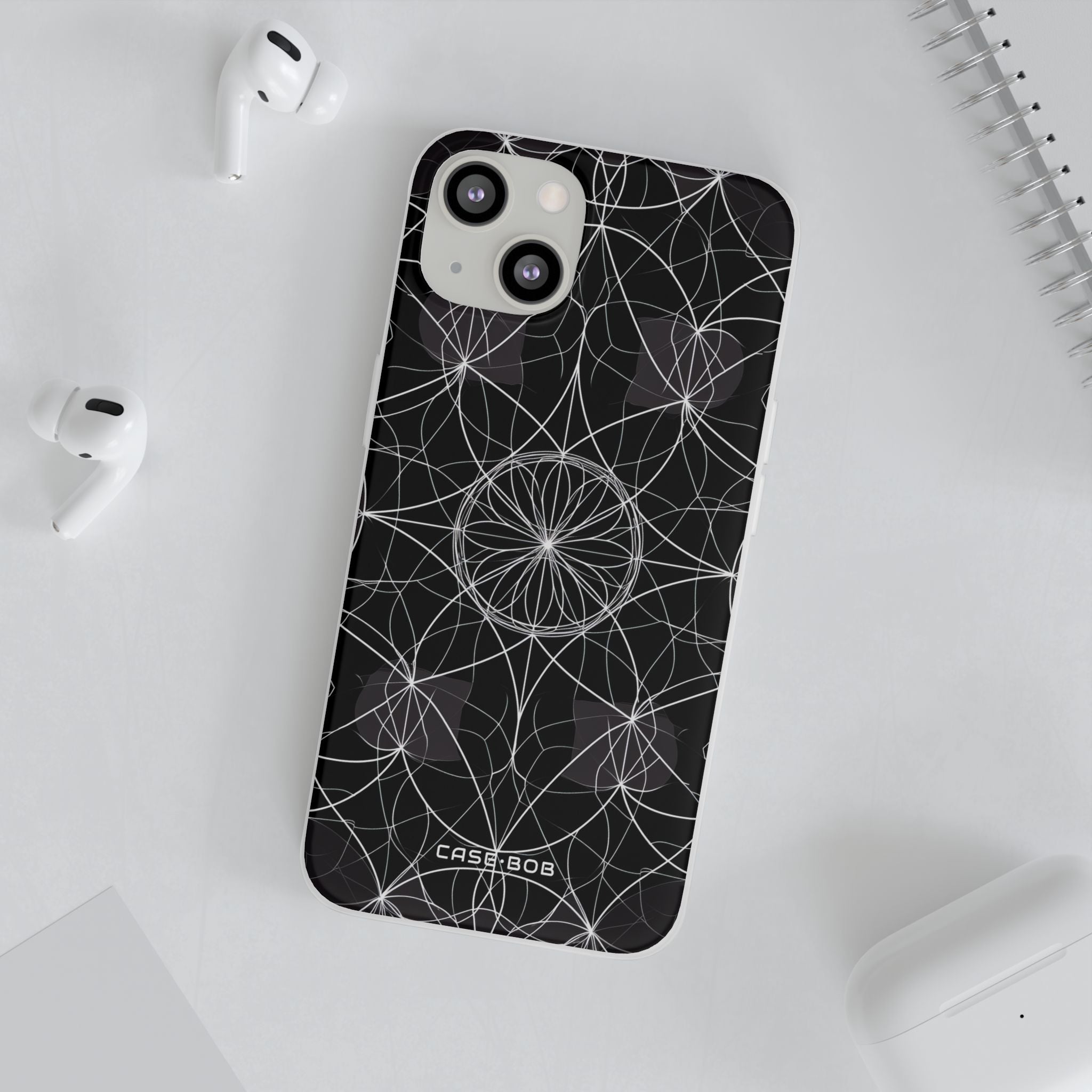 Radiant Petal Orbit iPhone 13 - Soft