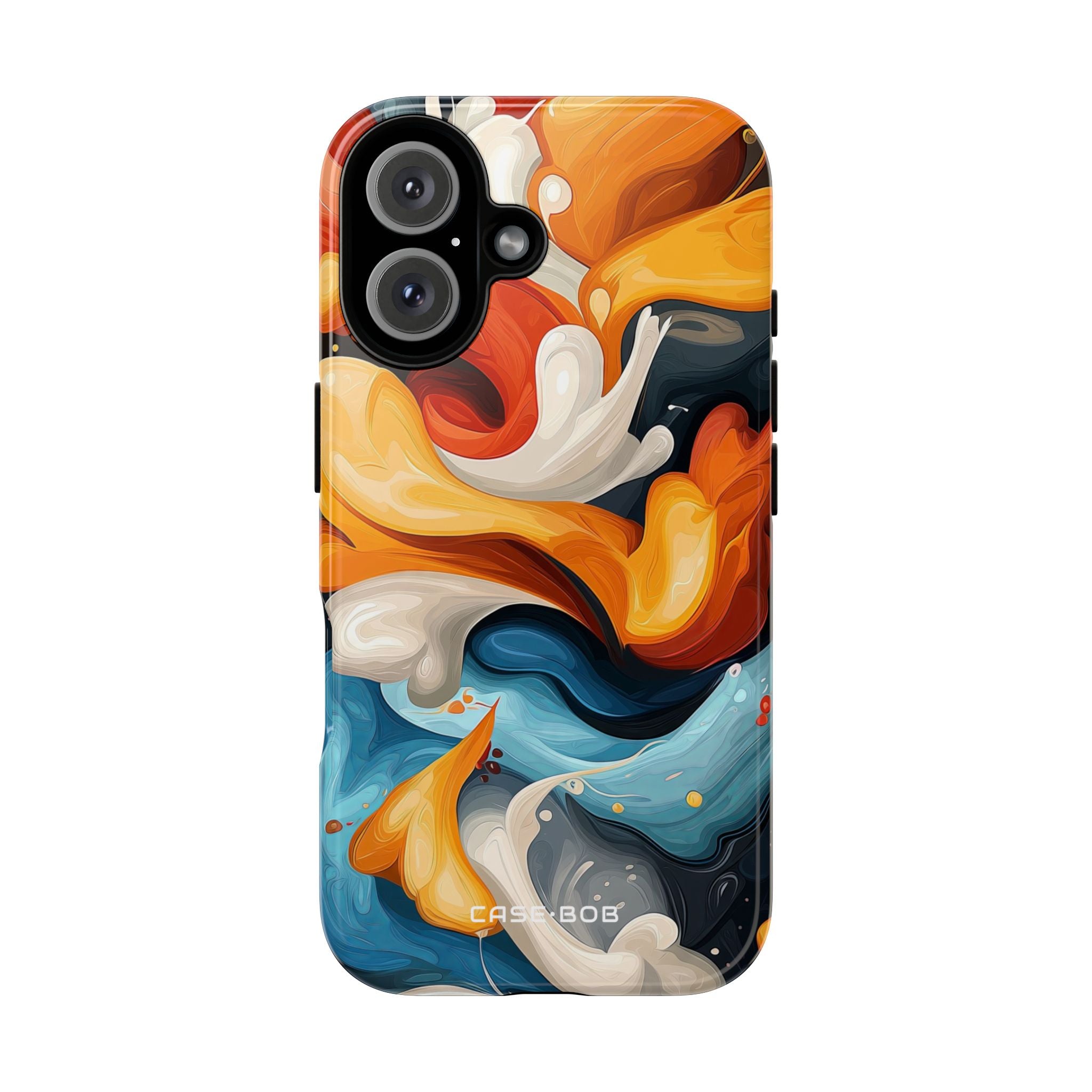 Crimson Ribbon iPhone 16 Skal - Tough