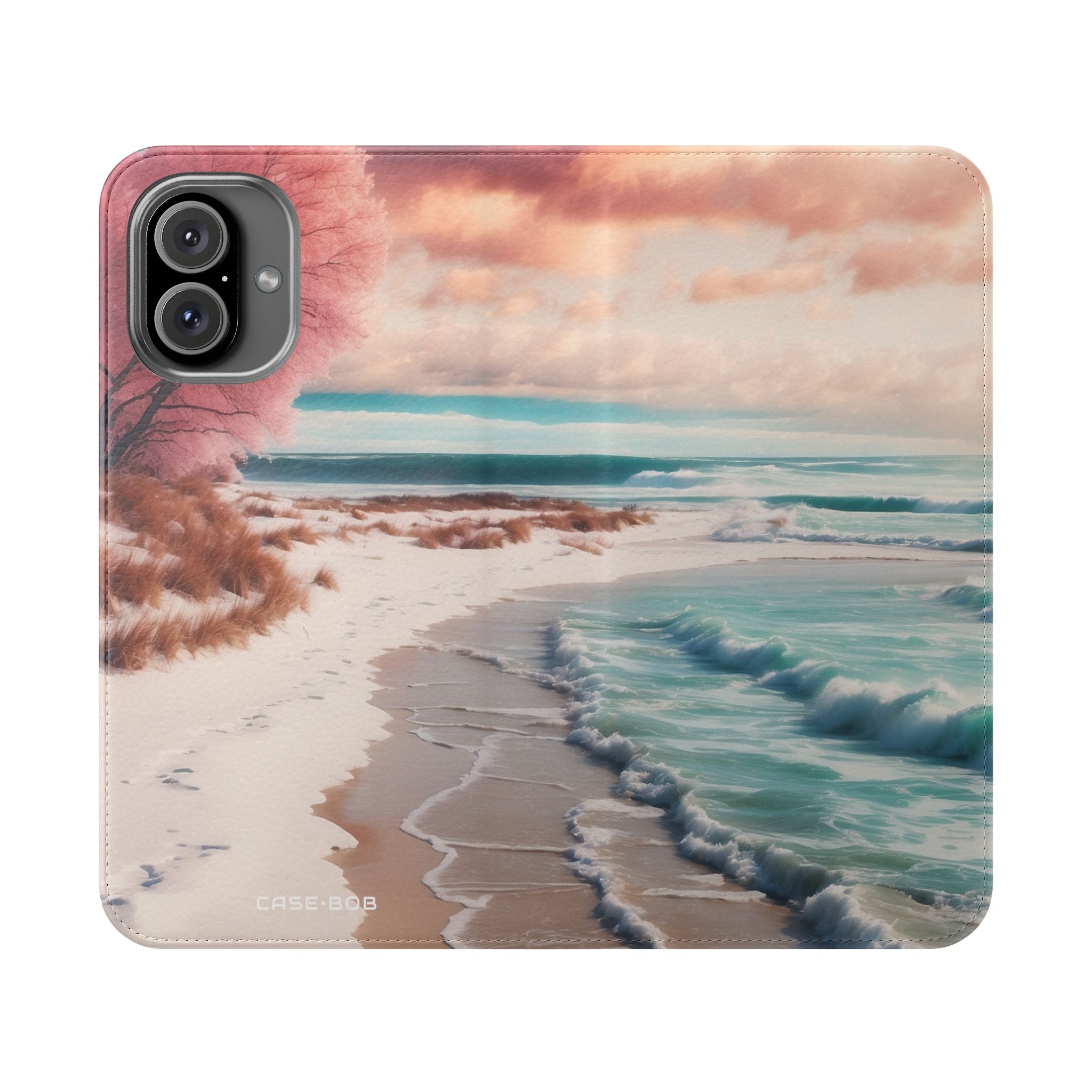 Pink Breeze Tree - iPhone 16 Plus Case - Lompakko