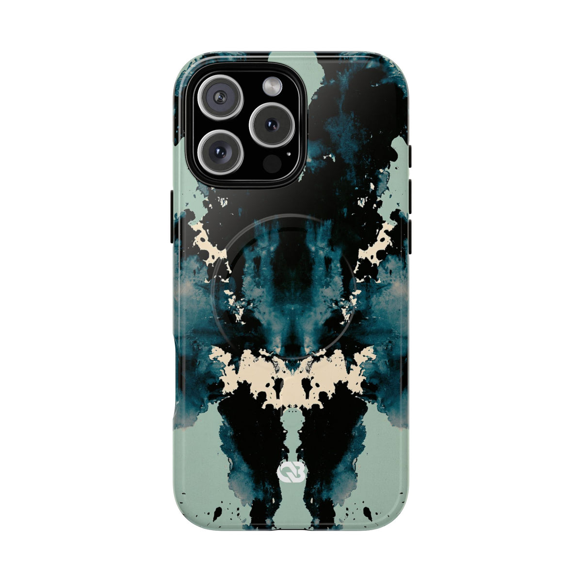 Rorschach Ink Void · Tough 2.0 Magnetic Phone Case for iPhone · Black