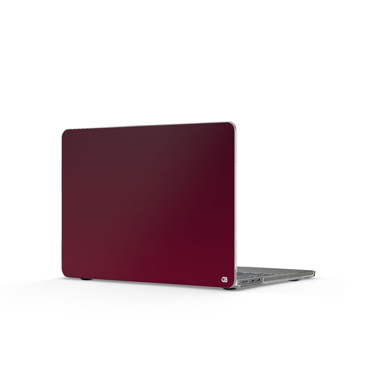 Bordeaux Spectrum · Clear Hard Case for MacBook · Red