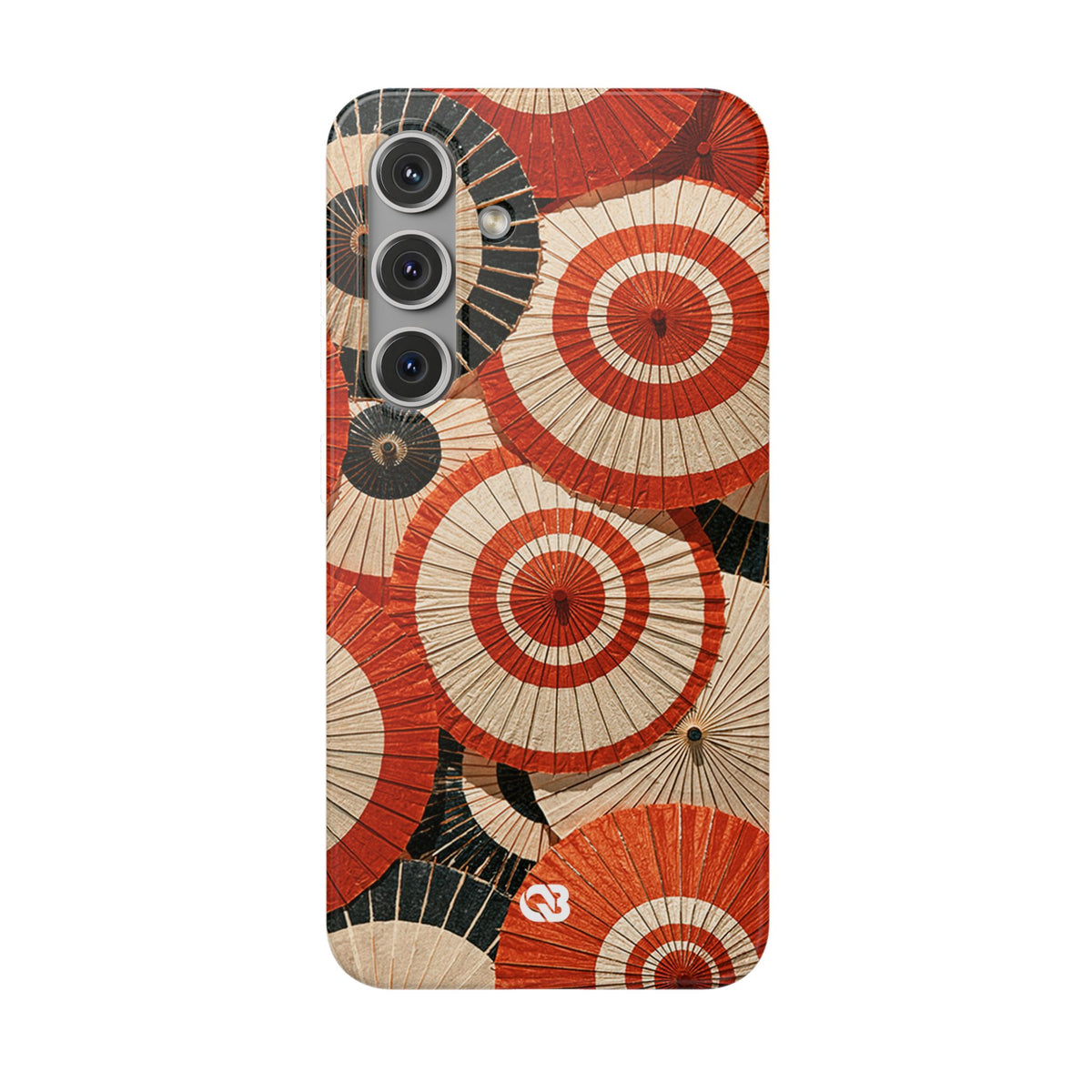 Vermilion Wagasa Motif · Lite Phone Case for Samsung · Red