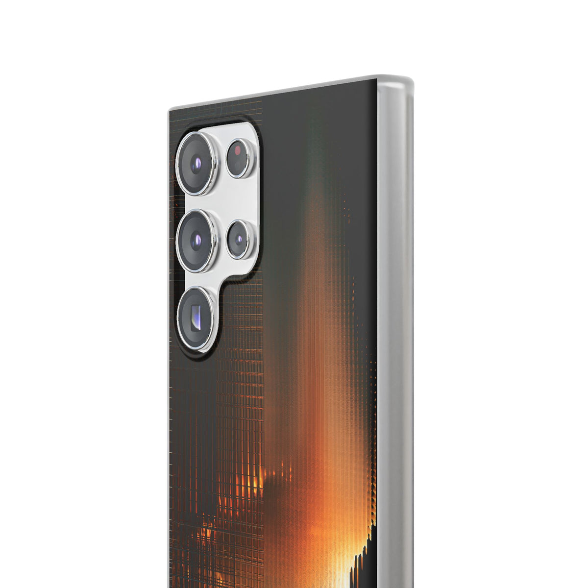 Luminous Grid · Lite Phone Case for Samsung · Black
