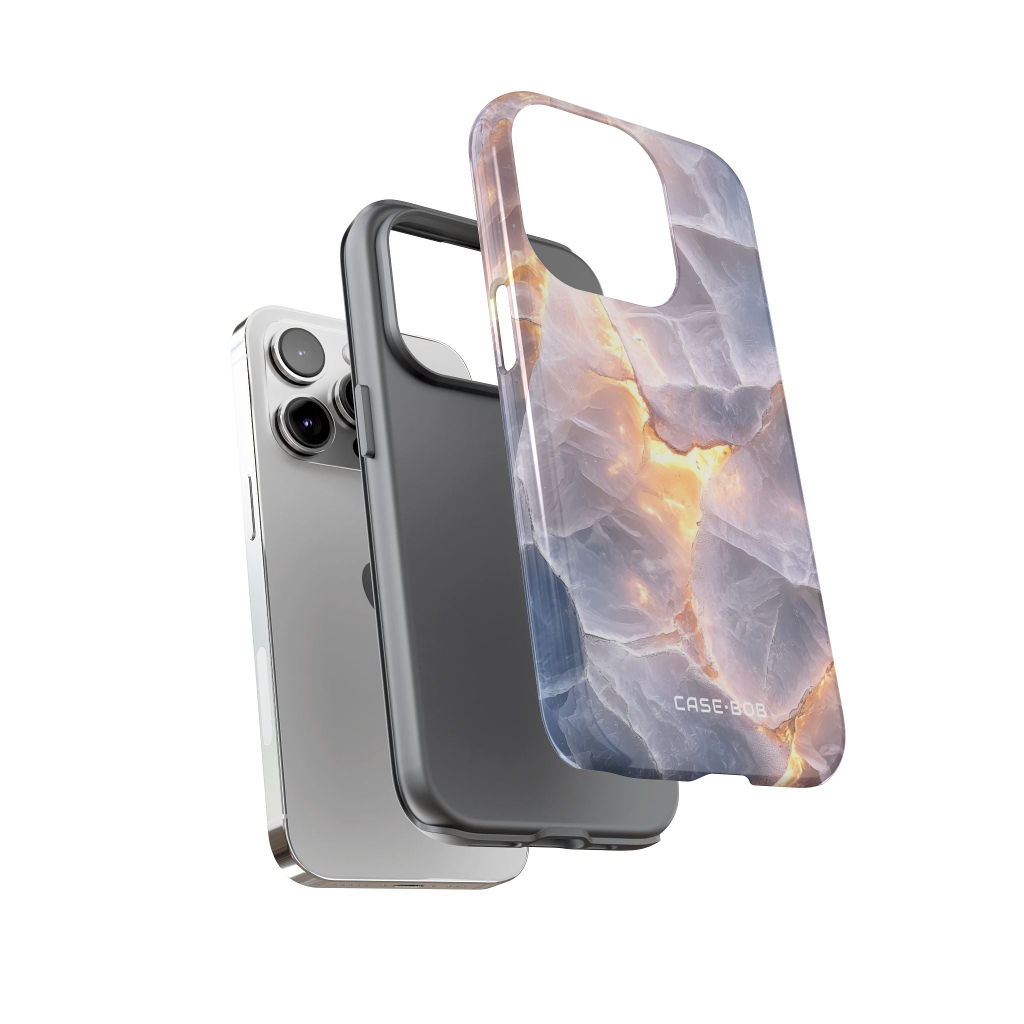 Crystal Veins iPhone 14 Pro Cover - Tough