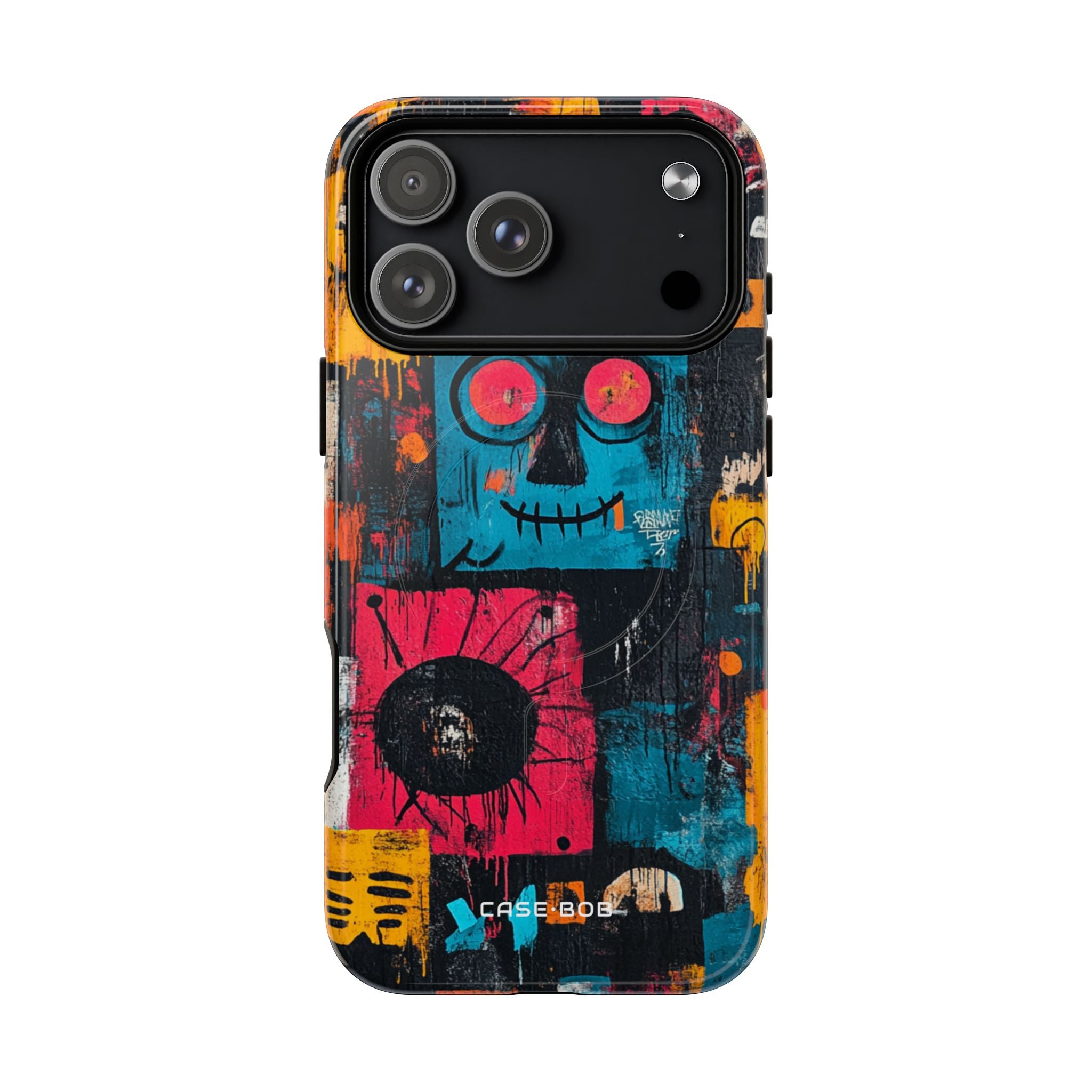 Blue Stitch Smile iPhone 17 Pro Max Case - Tough+ - CASE•BOB