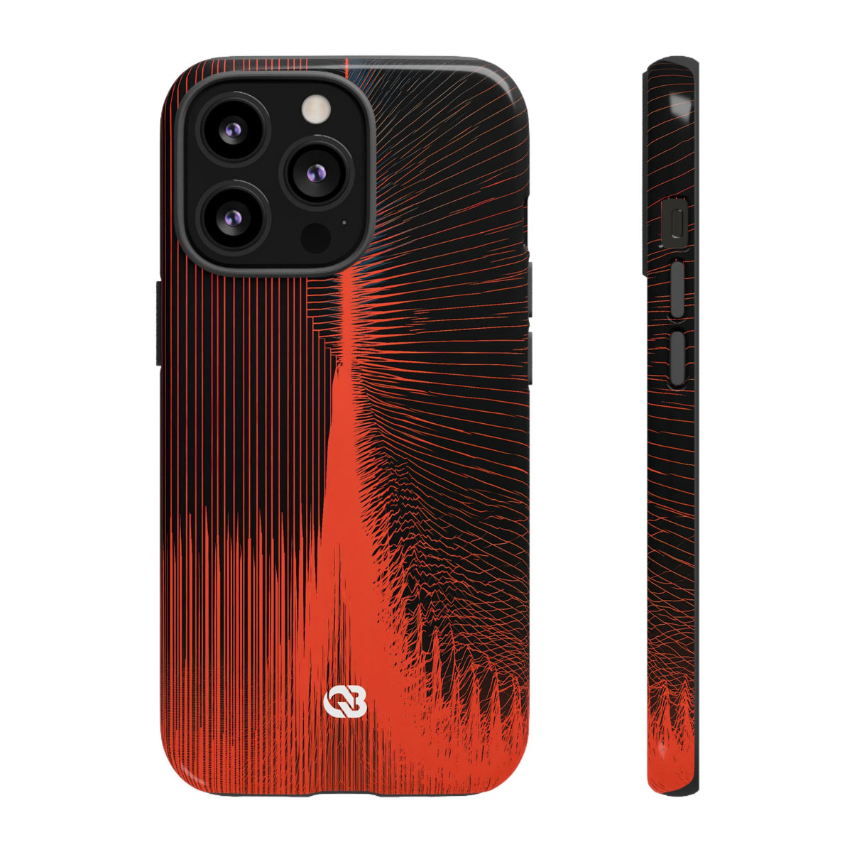 Orbital Resonance · Tough Phone Case for iPhone · Orange