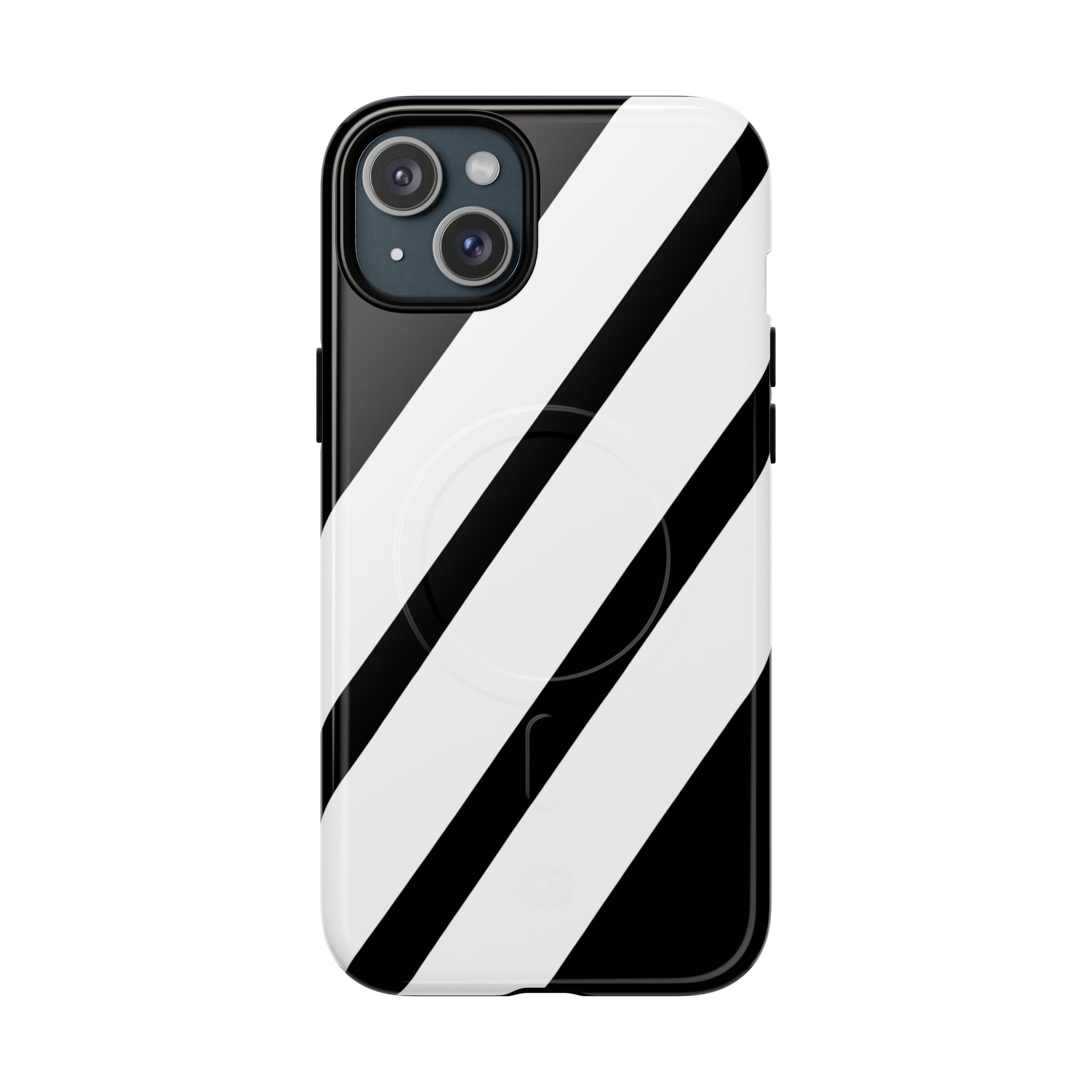 Obsidian White Bars · Tough+ Phone Case for iPhone · Magsafe