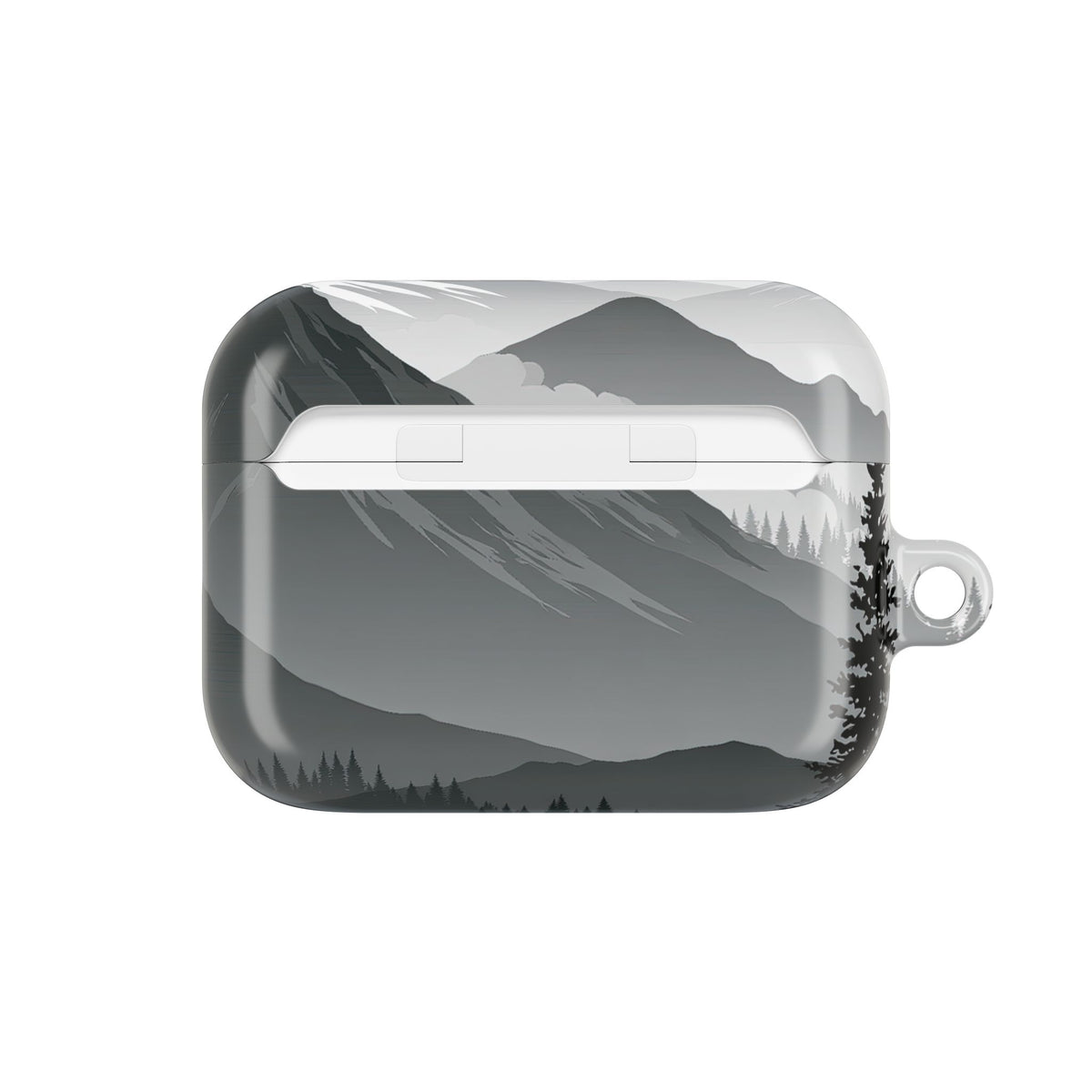 Alpine Horizon · Hard Case for AirPods & AirPods Pro · Black