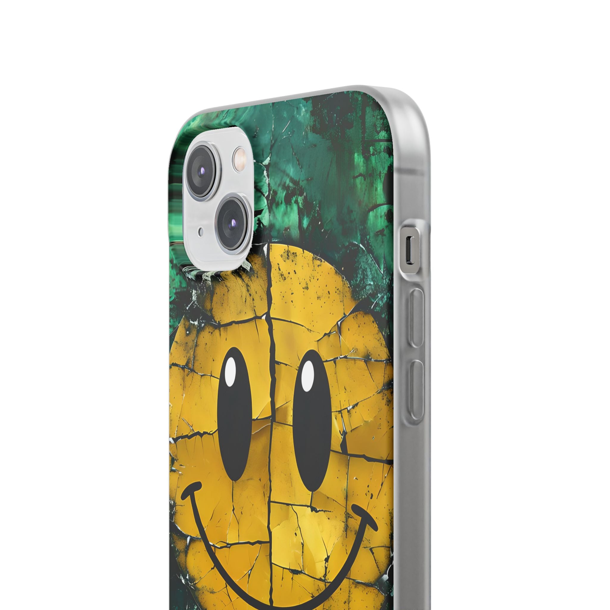 Zerbrochener Smiley iPhone 14 Plus Case - Soft