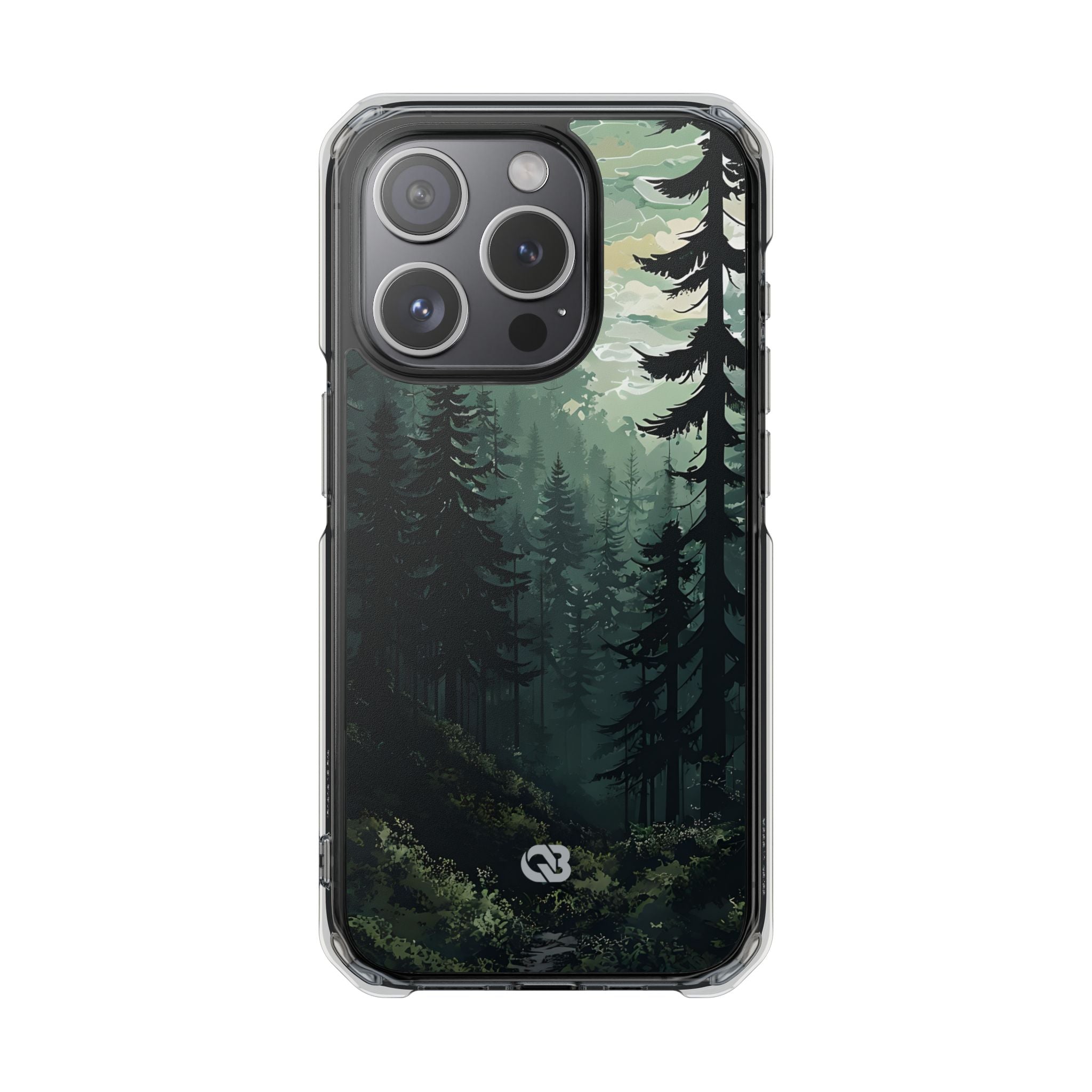 Misty Pine Shadow · Impact Phone Case for iPhone · Magsafe