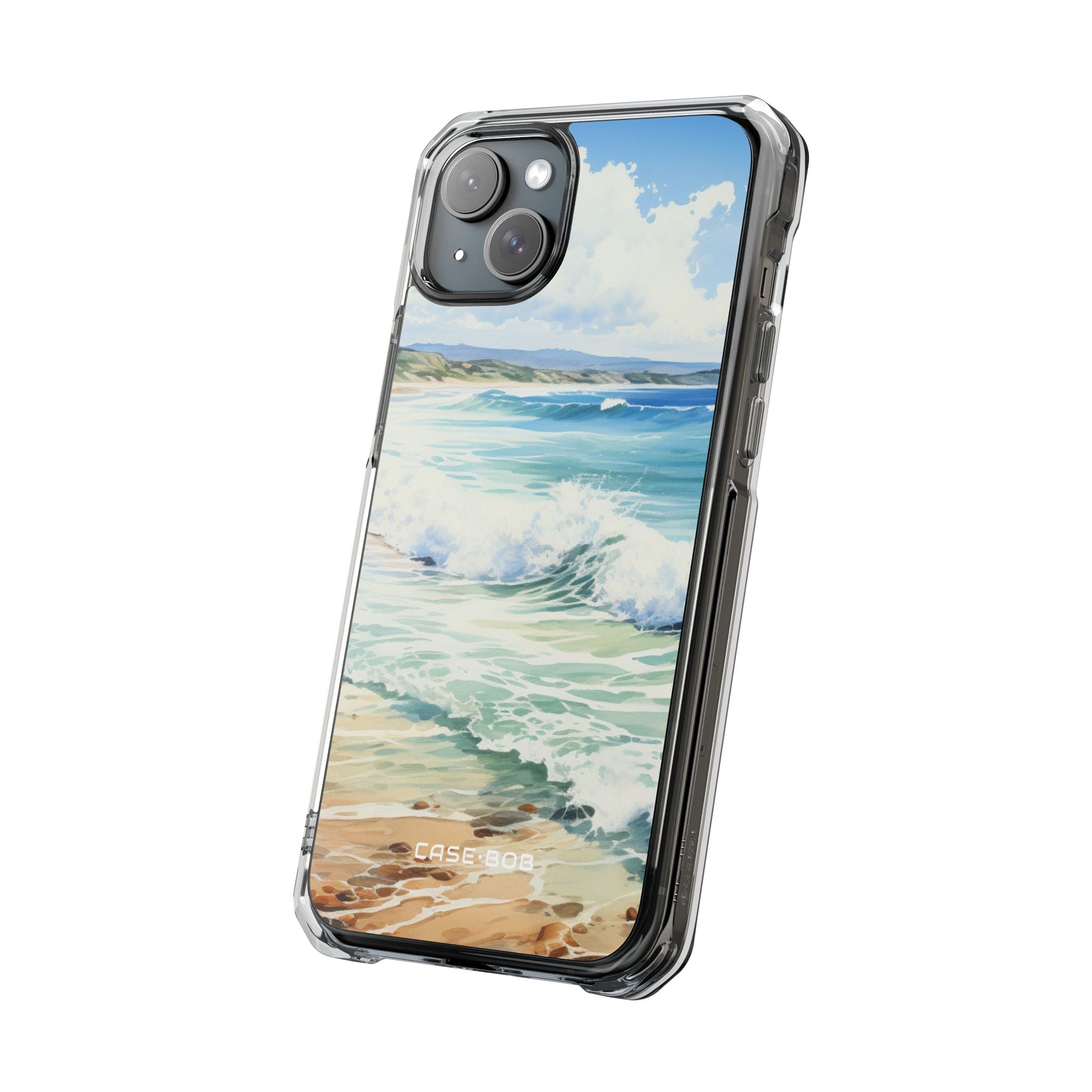 Foamy Wave Breeze iPhone 15 Plus Case - Impact
