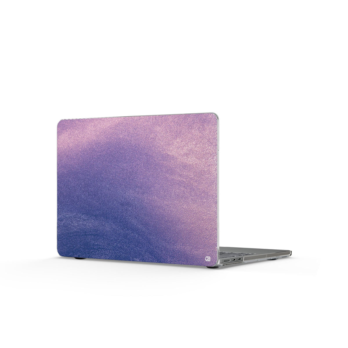 Ethereal Violet Glow · Clear Hard Case for MacBook · Purple