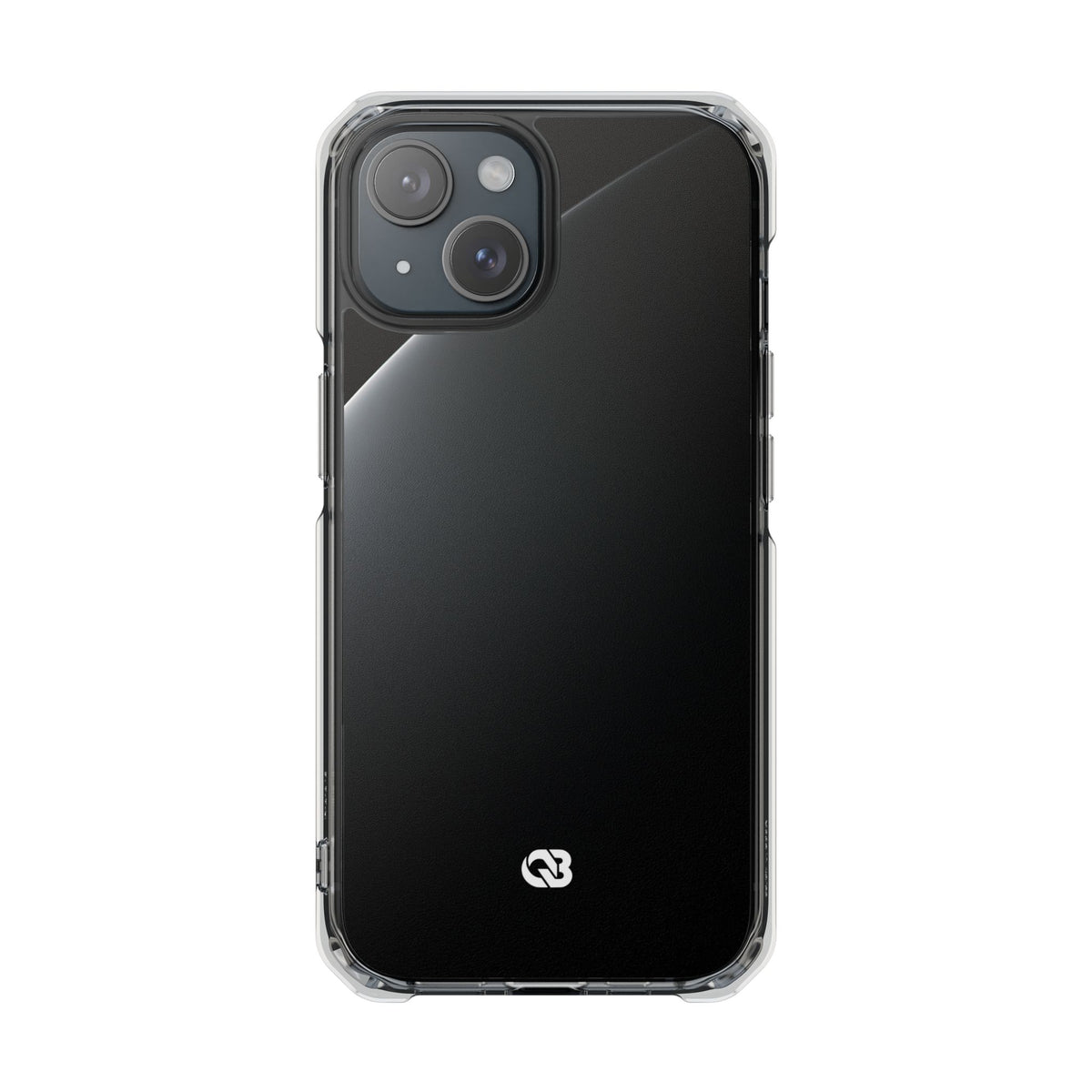 Obsidian Horizon · Clear Impact Magnetic Phone Case for iPhone · Black