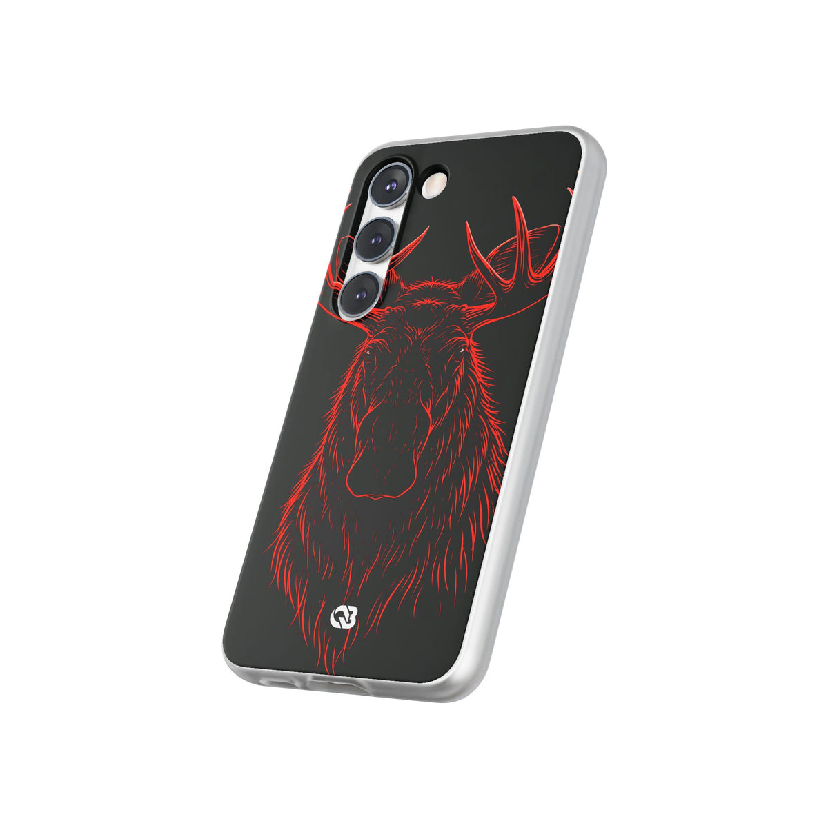 Crimson Horizon Moose · Lite Phone Case for Samsung · Black