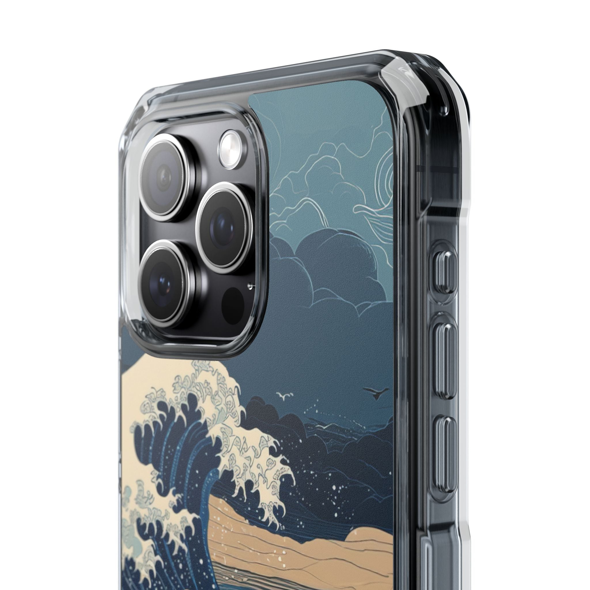 Cresting Blue Wave iPhone 15 Pro Max Cover - Impact