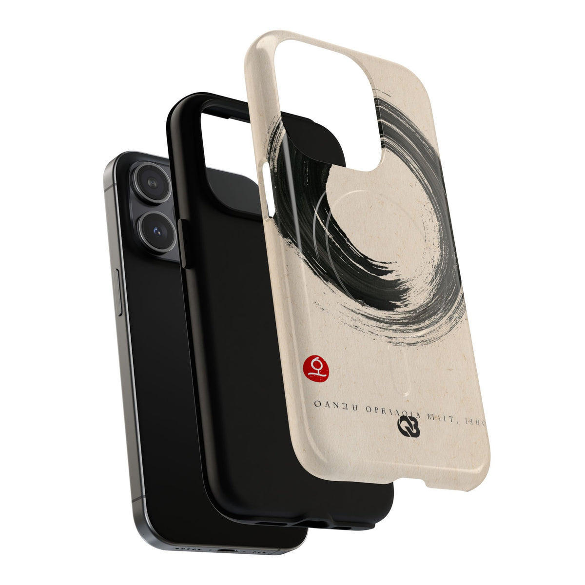Zen Ensō Circle · Tough 2.0 Magnetic Phone Case for iPhone · Beige