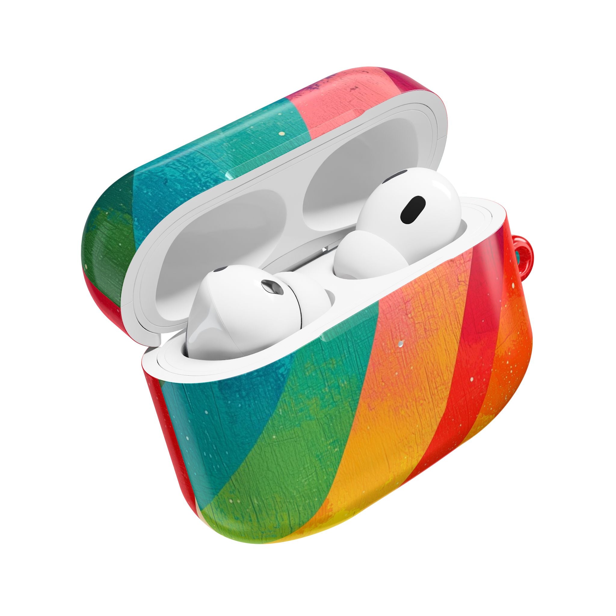 Curved Rainbow Breeze - AirPods Case