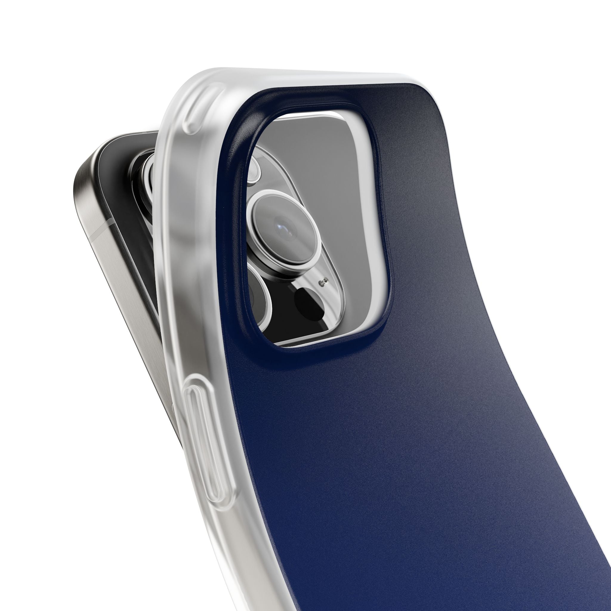 Blue Lite Phone Case for iPhone - Midnight Cobalt Fade