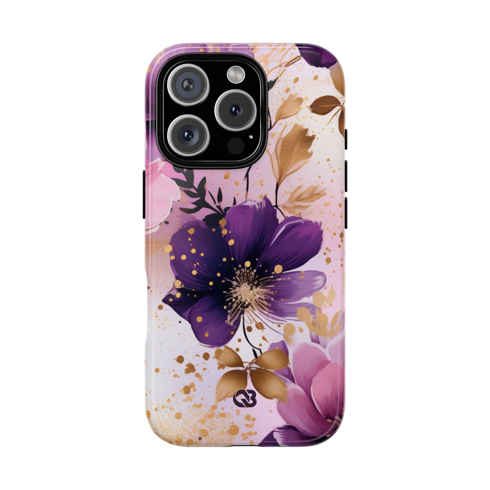 Gilded Violet Bloom · Tough Phone Case for iPhone