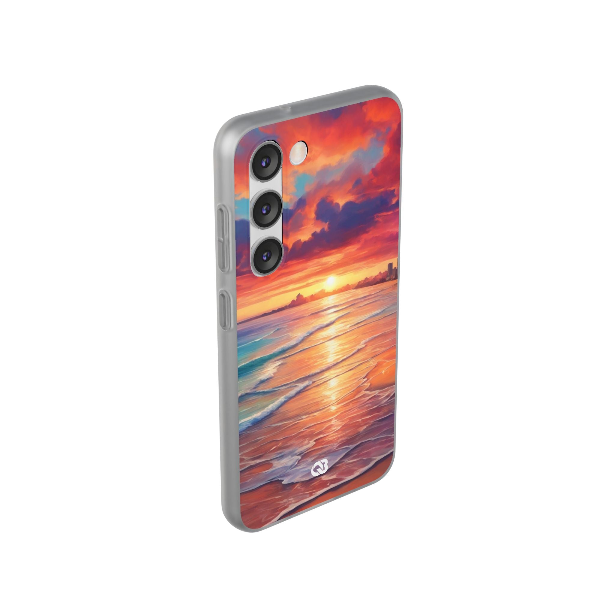 Crimson Shore Horizon · Soft Handyhülle für Samsung