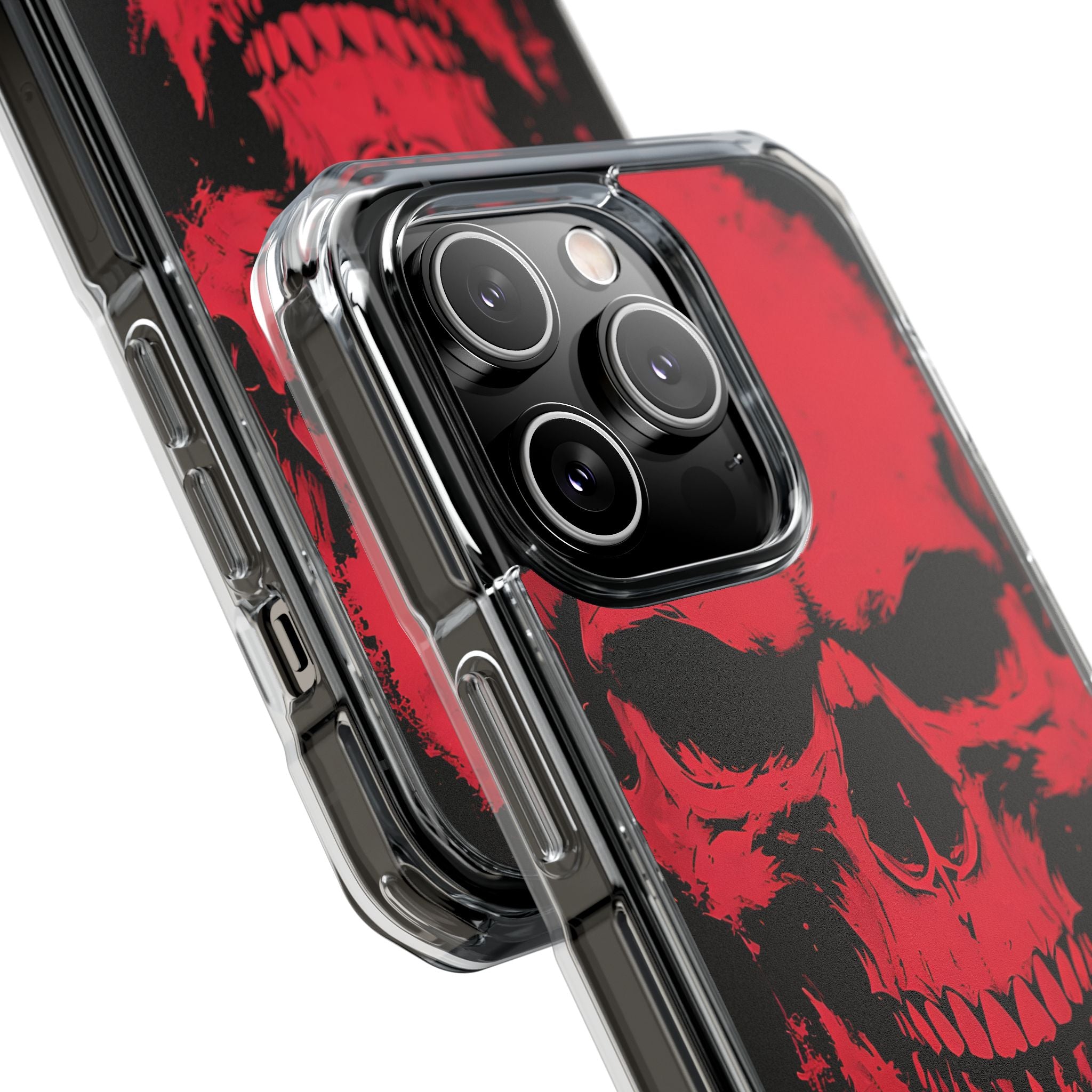 Crimson Street Skull · Impact Phone Case for iPhone · Magsafe