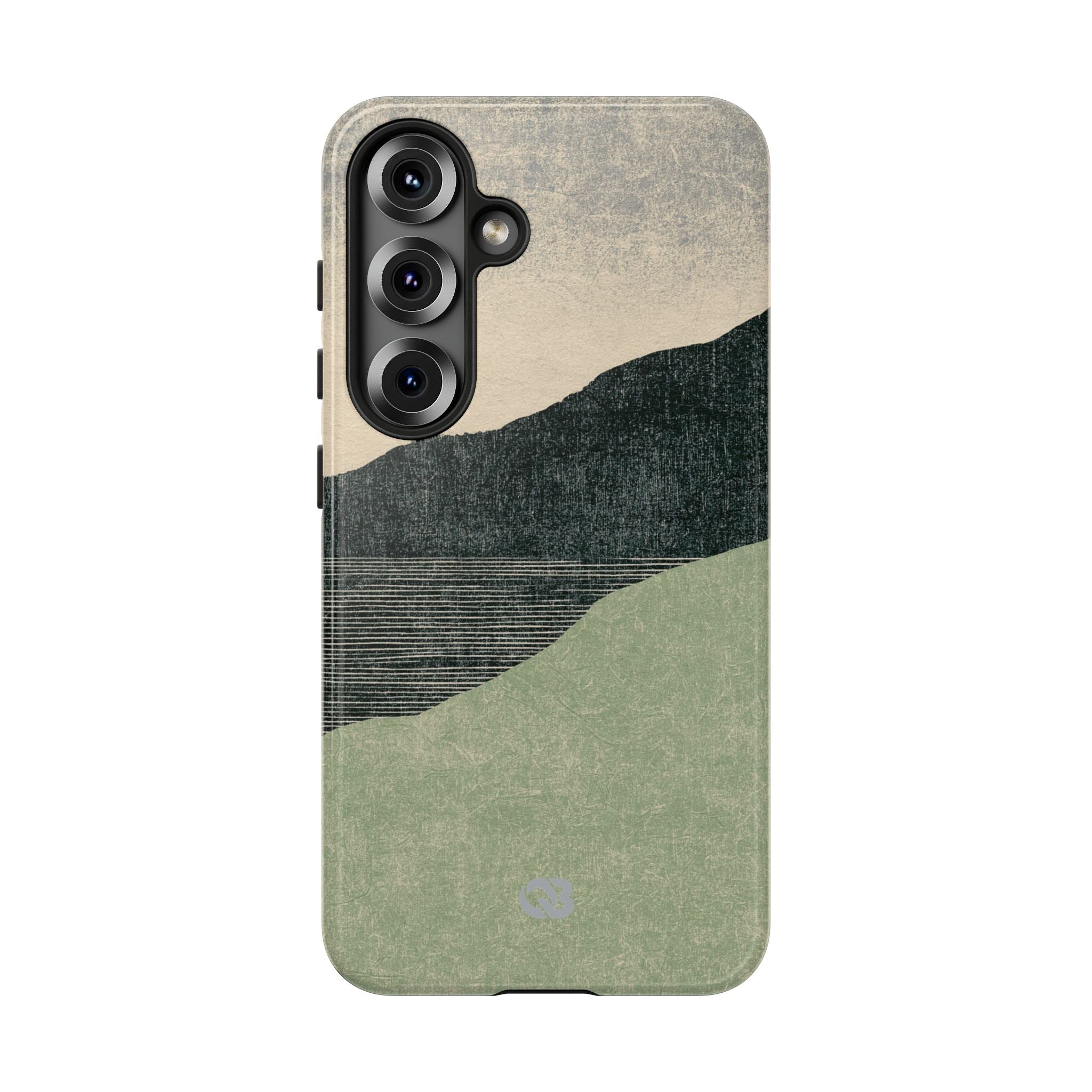 Green Tough Phone Case for Samsung - Moss Ridge Grain