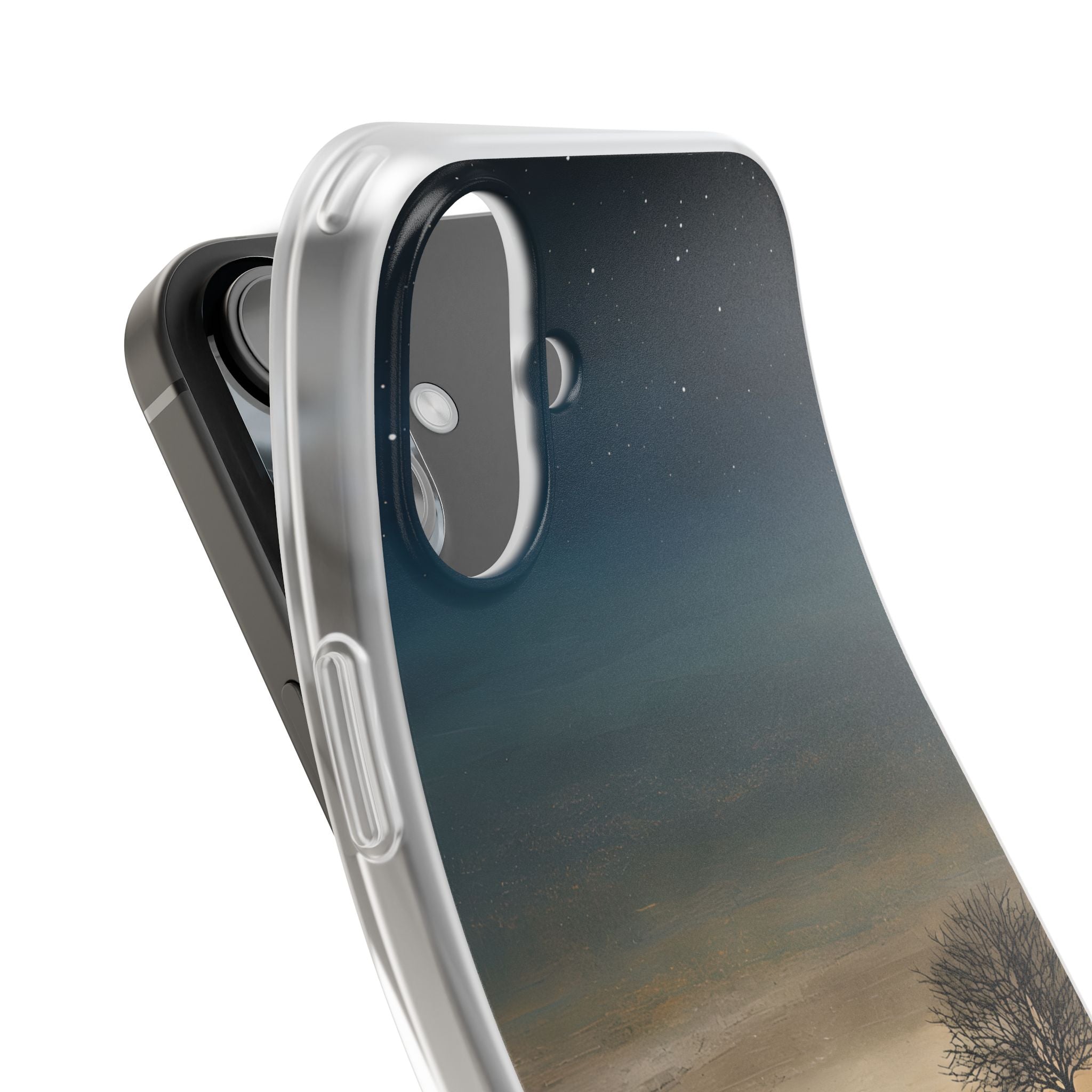 Midnight Cabin Glow · Soft Phone Case for iPhone