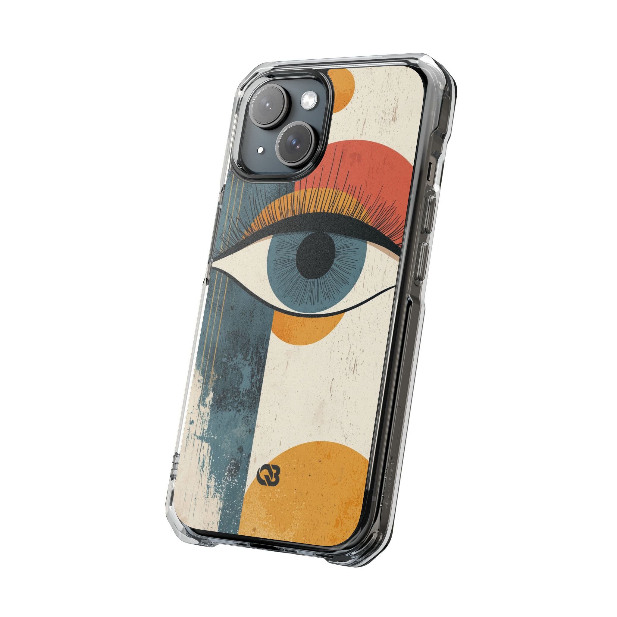 Distressed Azure Ocular · Impact Phone Case for iPhone · Magsafe