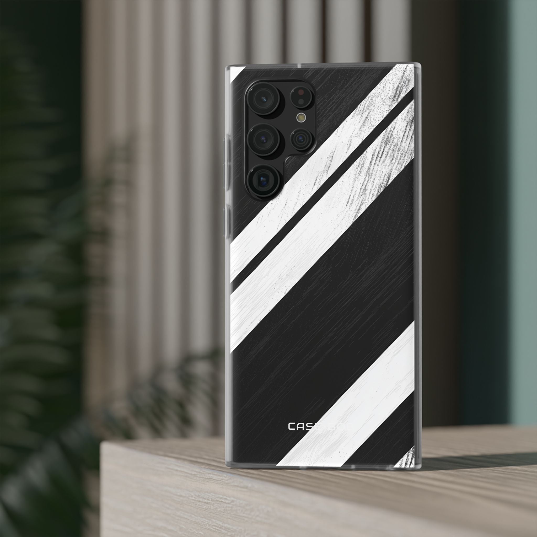 Kulutettu raidallinen liike Samsung S22 Ultra -peite - Pehmeä