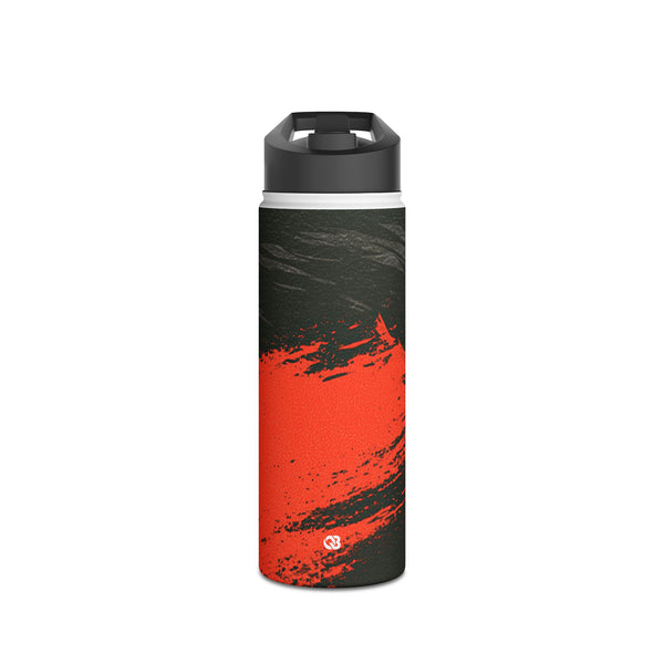 Crimson Raptor Noir · Insulated Water Bottle · Black