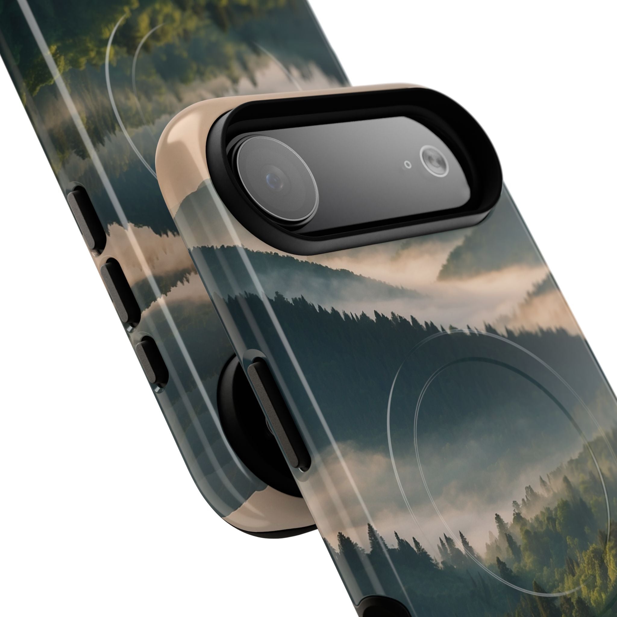 Foggy Mountain Ridge · Tough+ Hoesje voor iPhone · Magsafe