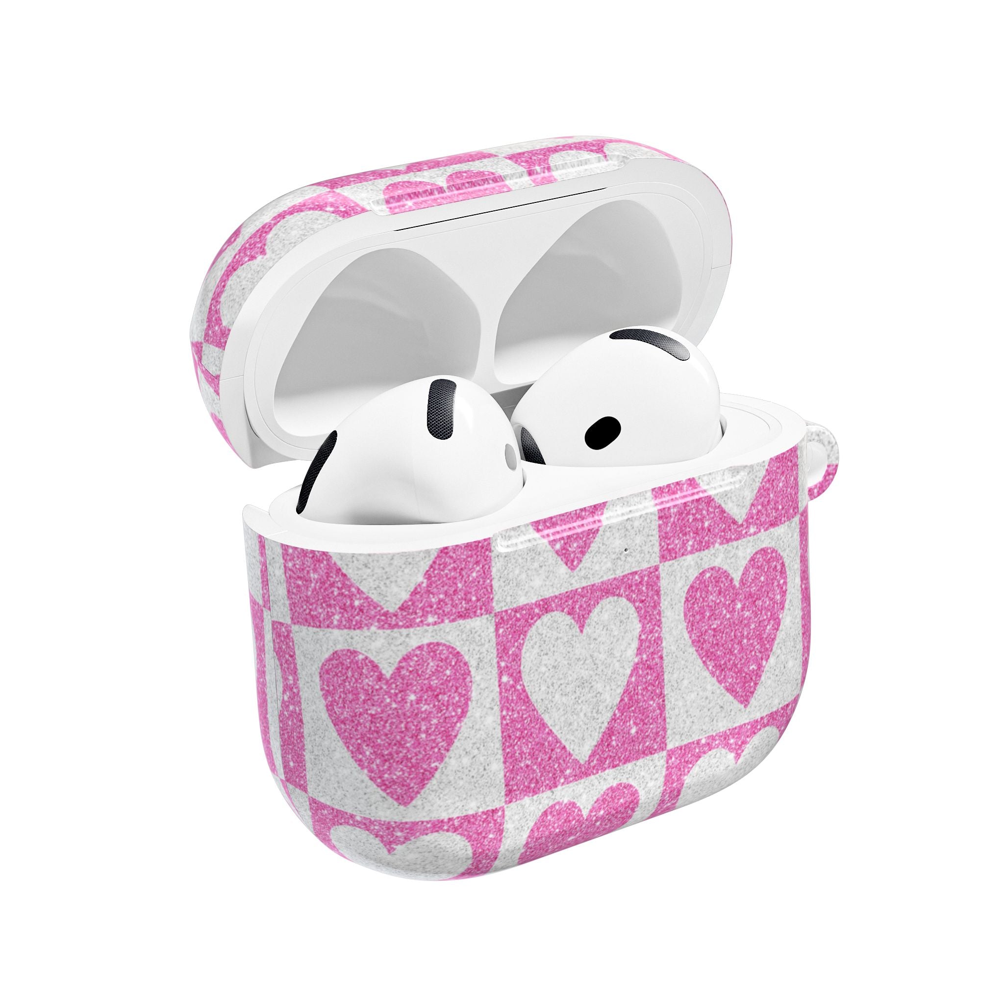 Kimalteleva Heartgrid - AirPods Case