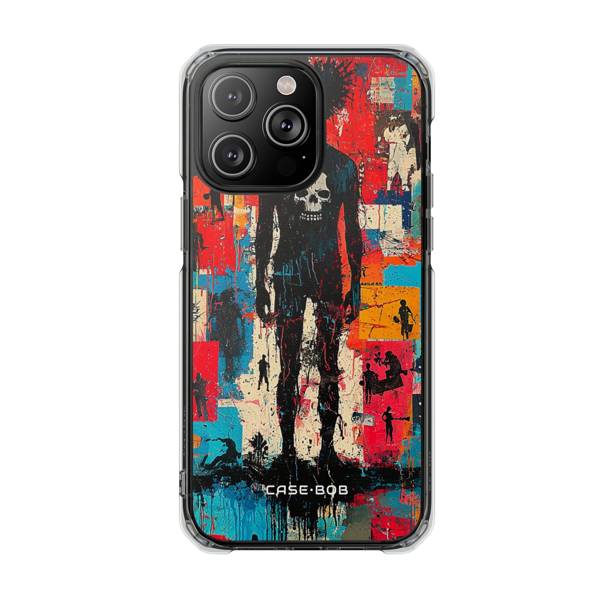 Spiky Skull Silhouette iPhone 14 Pro Max Case - Impact