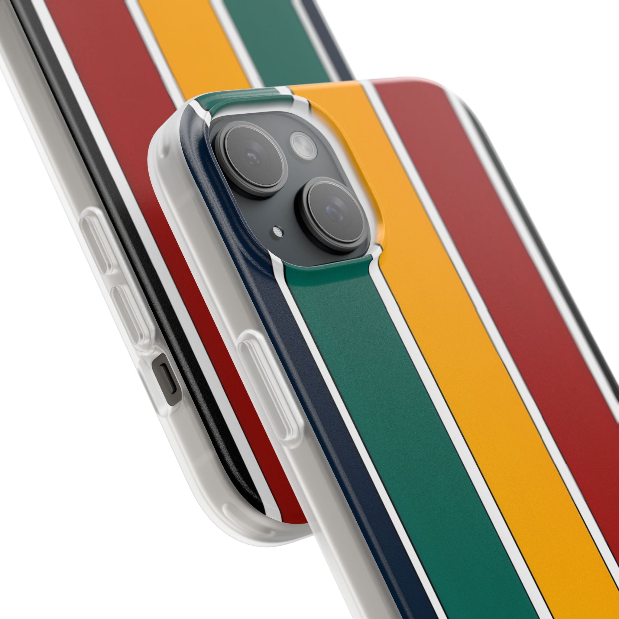 Retro Racing Bars · Soft Phone Case for iPhone