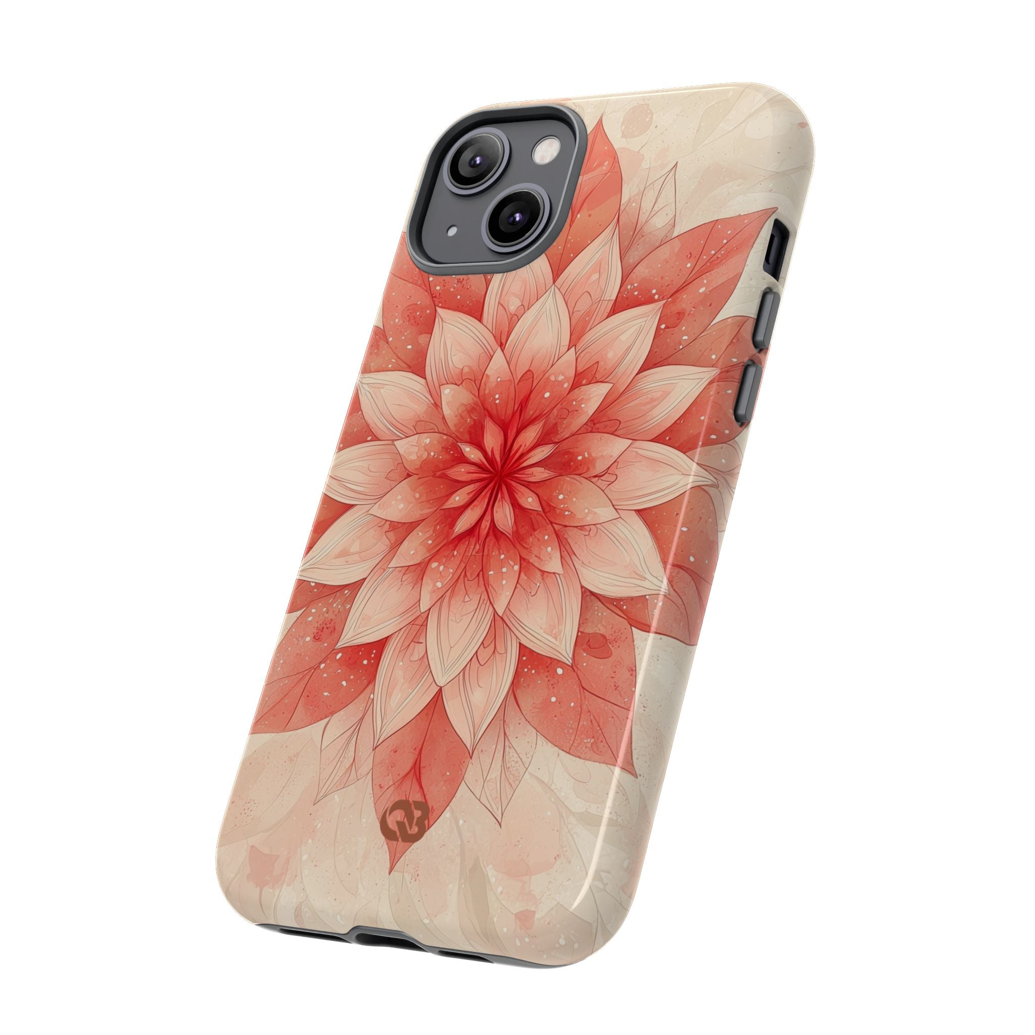 Coral Layered Bloom · Tough Handyhülle für iPhone