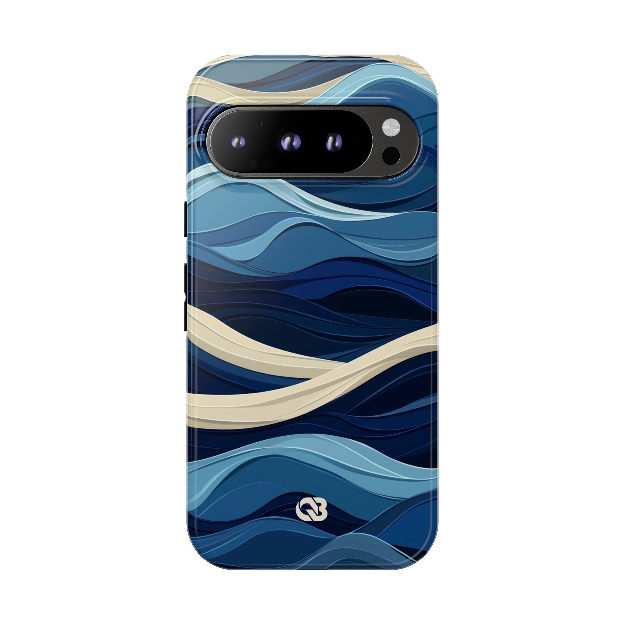 Cobalt Coast Layers · Tough Phone Case for Google Pixel