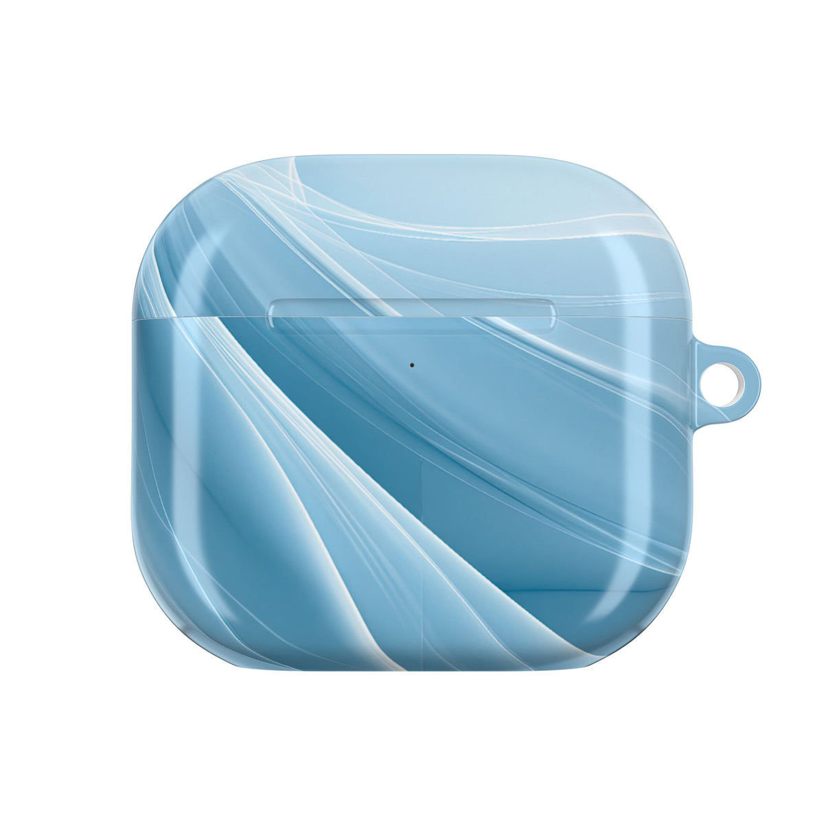 Glacial Ridge Contours · Hard Case for AirPods & AirPods Pro · Blue