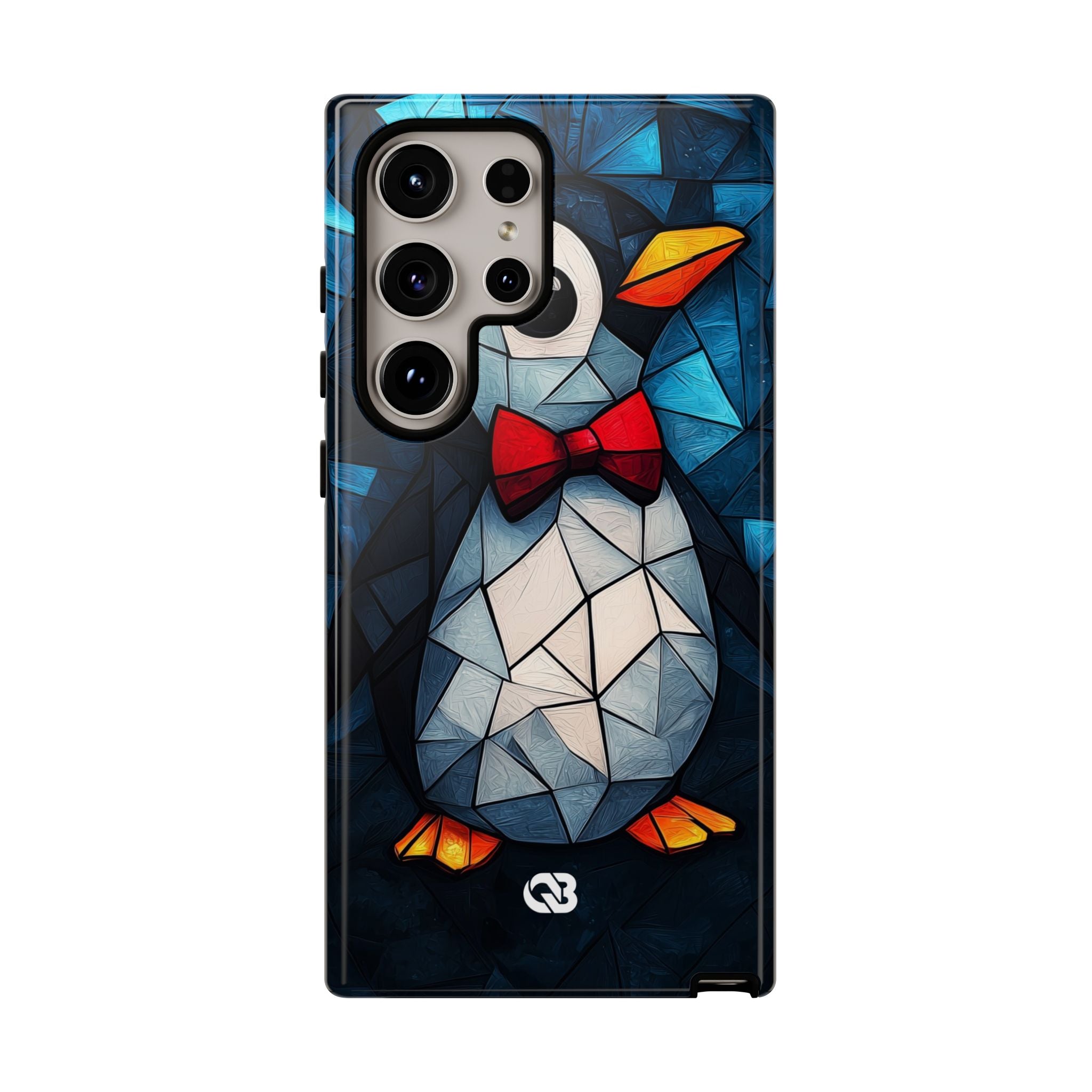 Mosaic Bowtie Penguin · Tough Hoesje voor Samsung