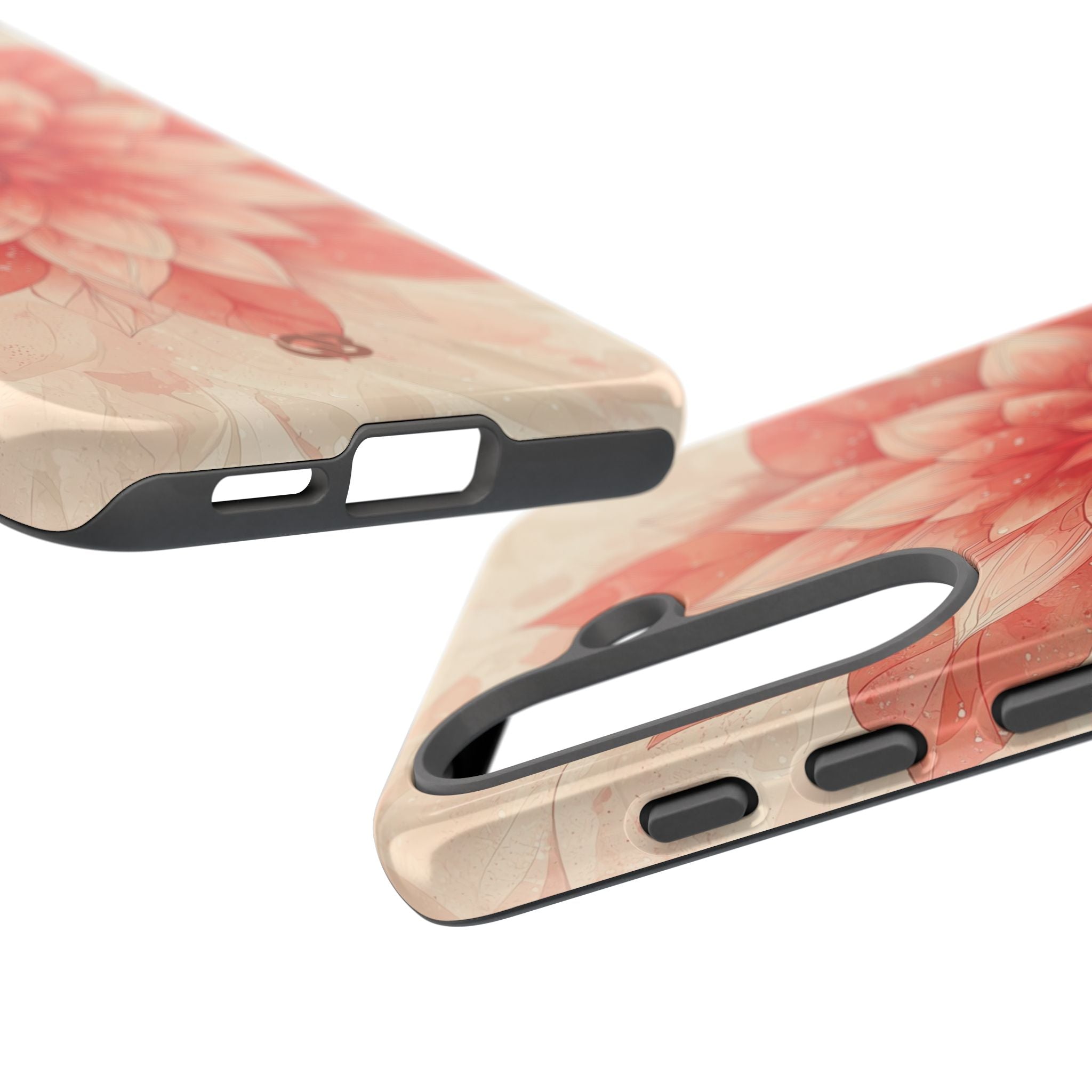 Coral Layered Bloom · Tough Handyhülle für Samsung