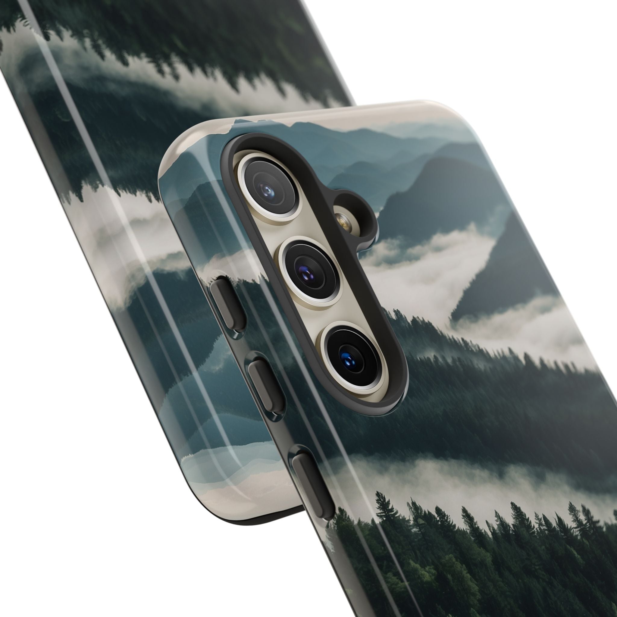 Misty Pine Peaks · Tough Phone Case for Samsung